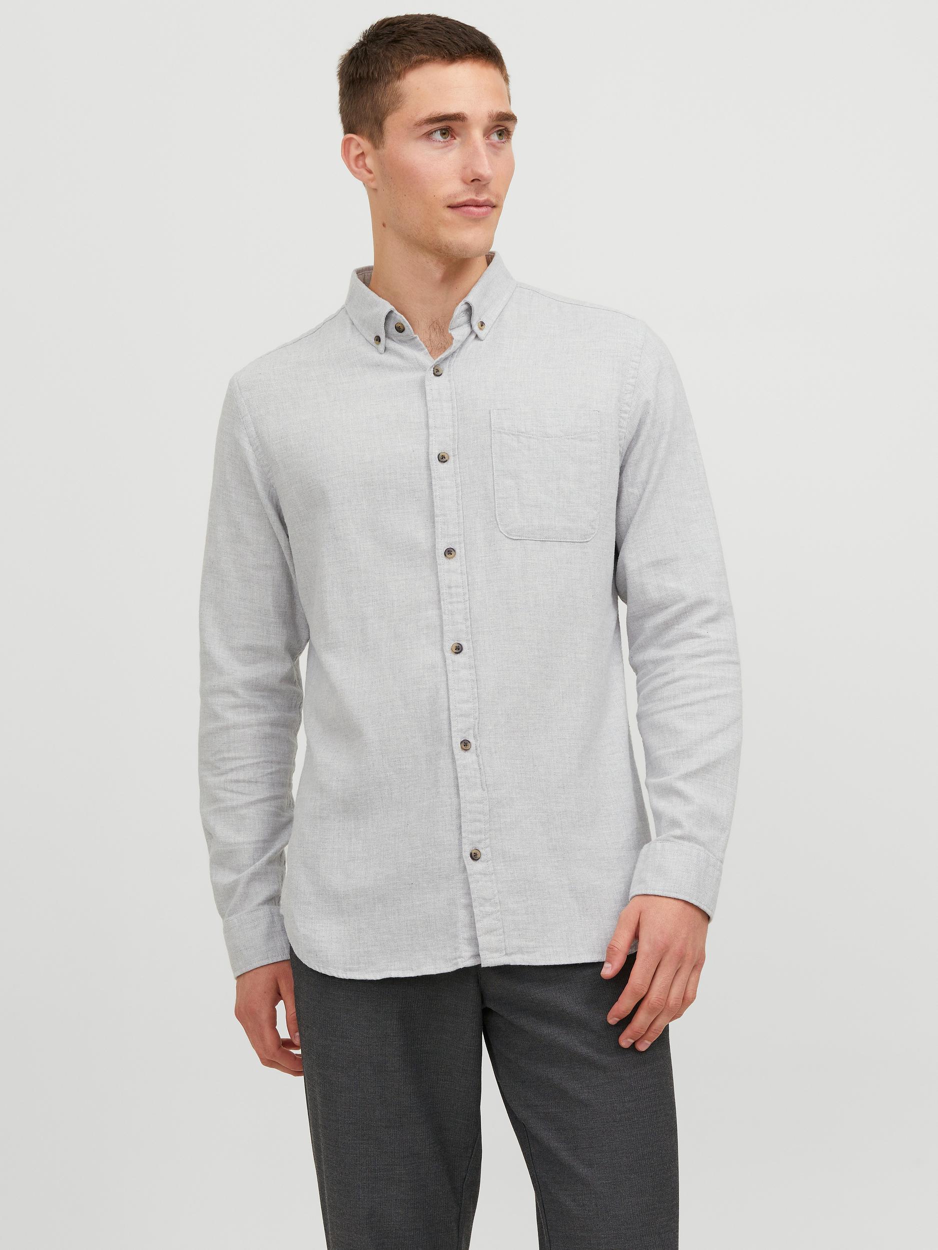 Jack & Jones Langarmhemd »JJECLASSIC MELANGE SHIRT LS SN« von Jack & Jones