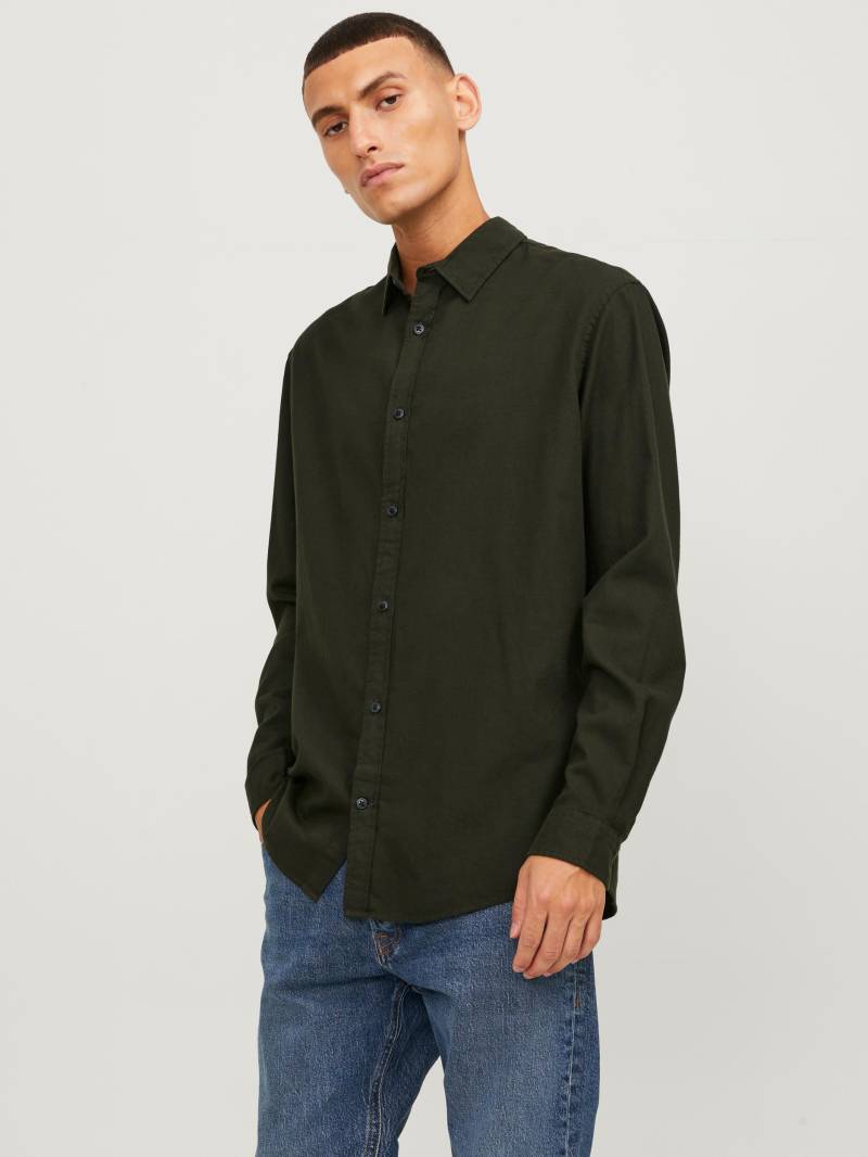 Jack & Jones Langarmhemd »JJEGINGHAM TWILL SHIRT L/S NOOS« von Jack & Jones