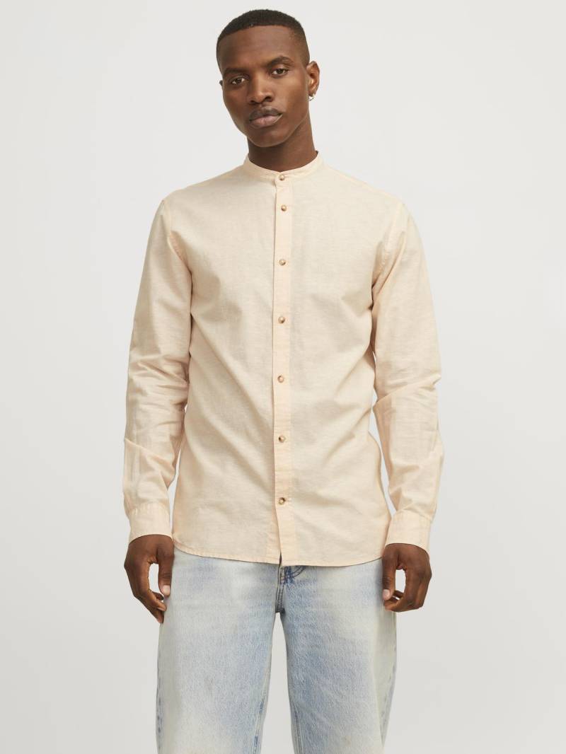 Jack & Jones Langarmhemd »JJESUMMER BAND LINEN BLEND SHIRT LS SN« von Jack & Jones