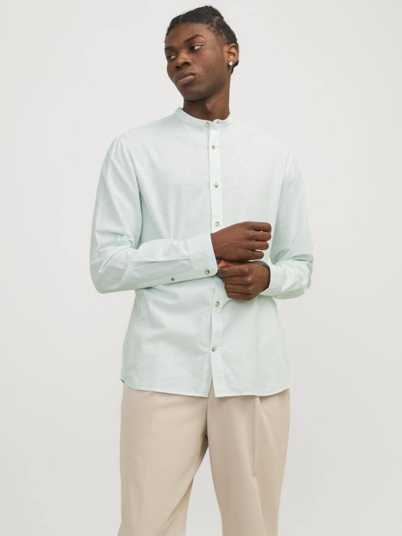 Jack & Jones Langarmhemd »JJESUMMER BAND LINEN BLEND SHIRT LS SN« von Jack & Jones