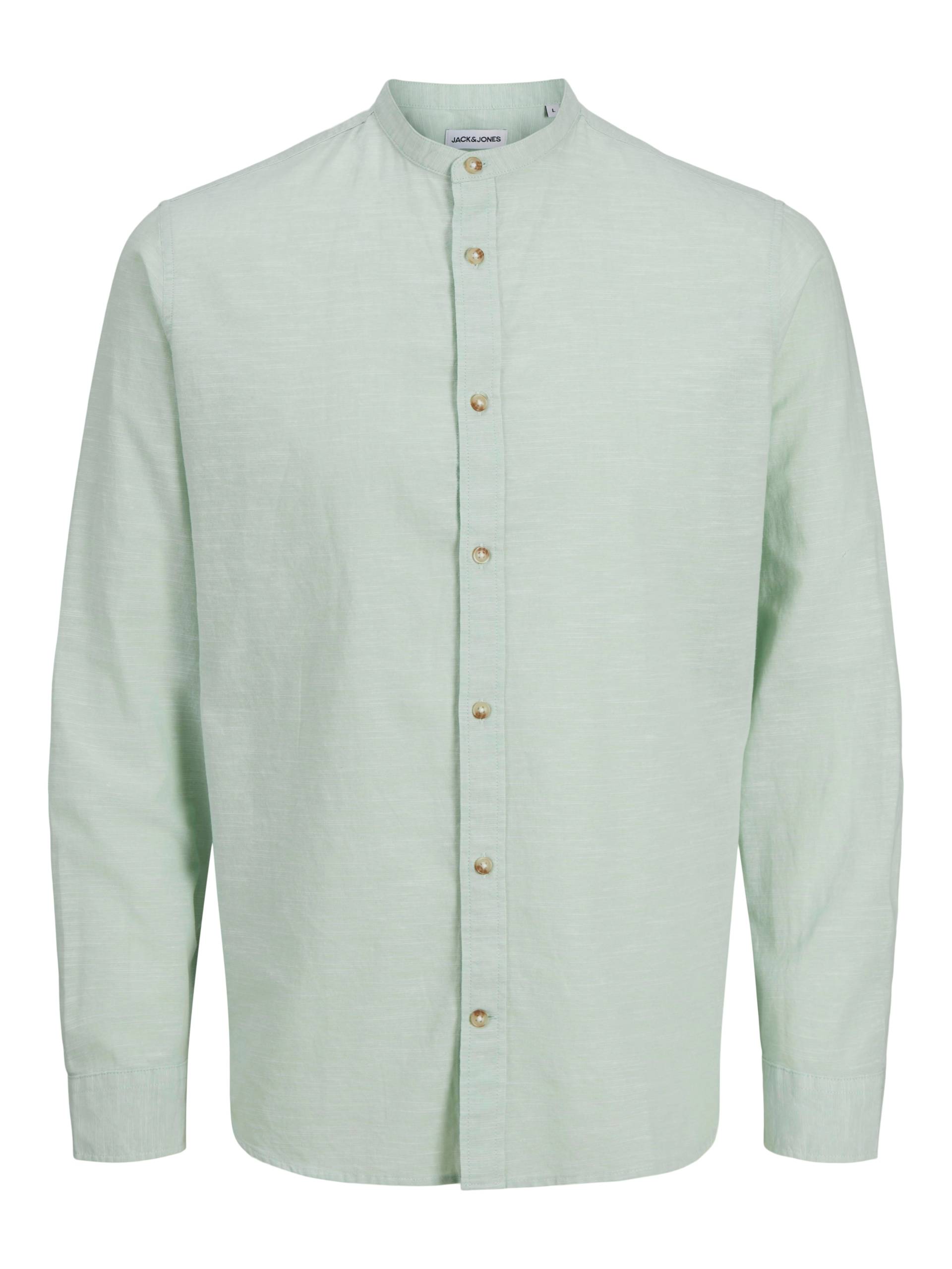 Jack & Jones Langarmhemd »JJESUMMER BAND SHIRT LS SN«, mit Bandkragen von Jack & Jones