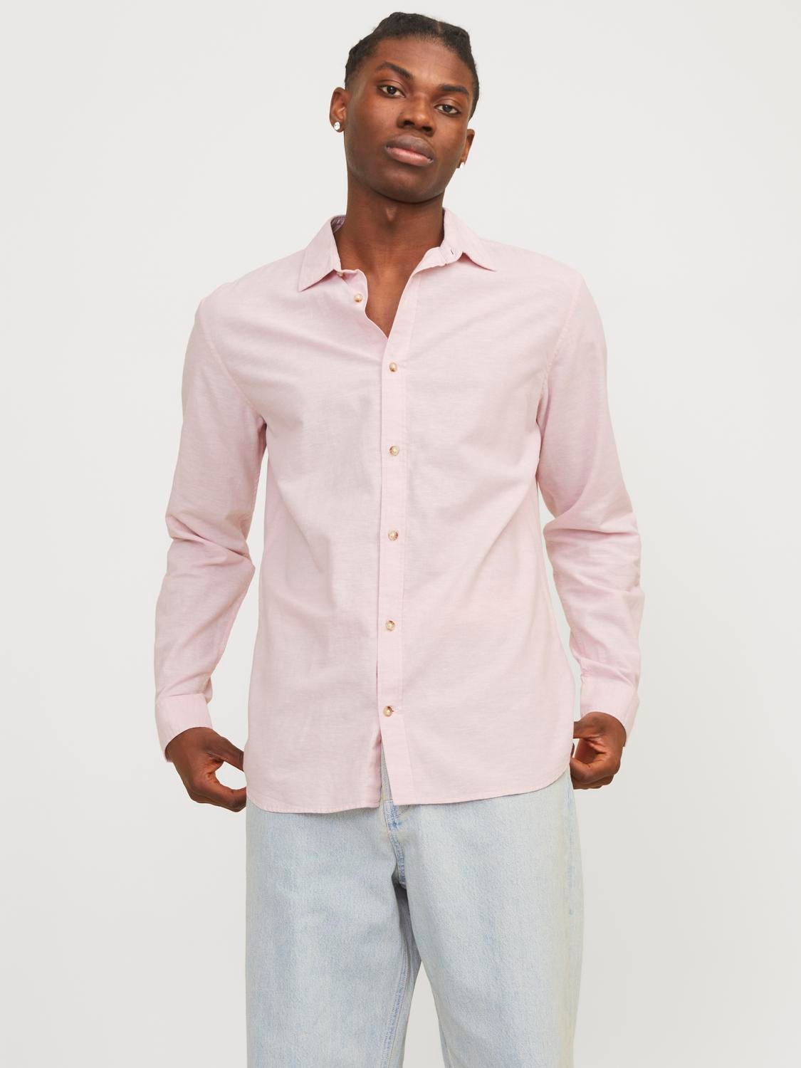 Jack & Jones Langarmhemd »JJESUMMER LINEN BLEND SHIRT LS SN« von Jack & Jones