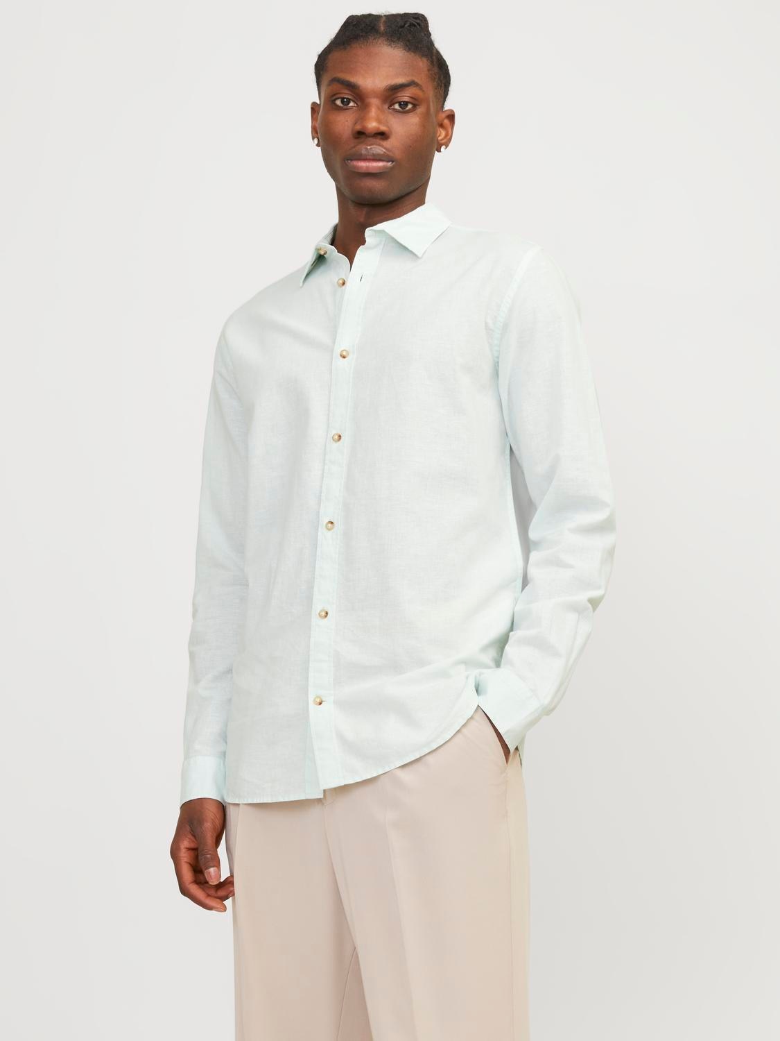 Jack & Jones Langarmhemd »JJESUMMER LINEN BLEND SHIRT LS SN« von Jack & Jones