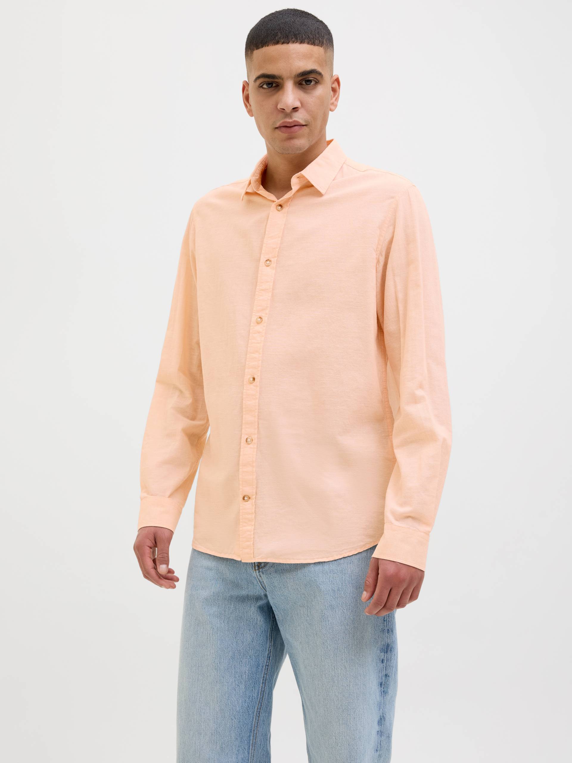 Jack & Jones Langarmhemd »JJESUMMER SHIRT LS SN«, mit Hemdkragen von Jack & Jones