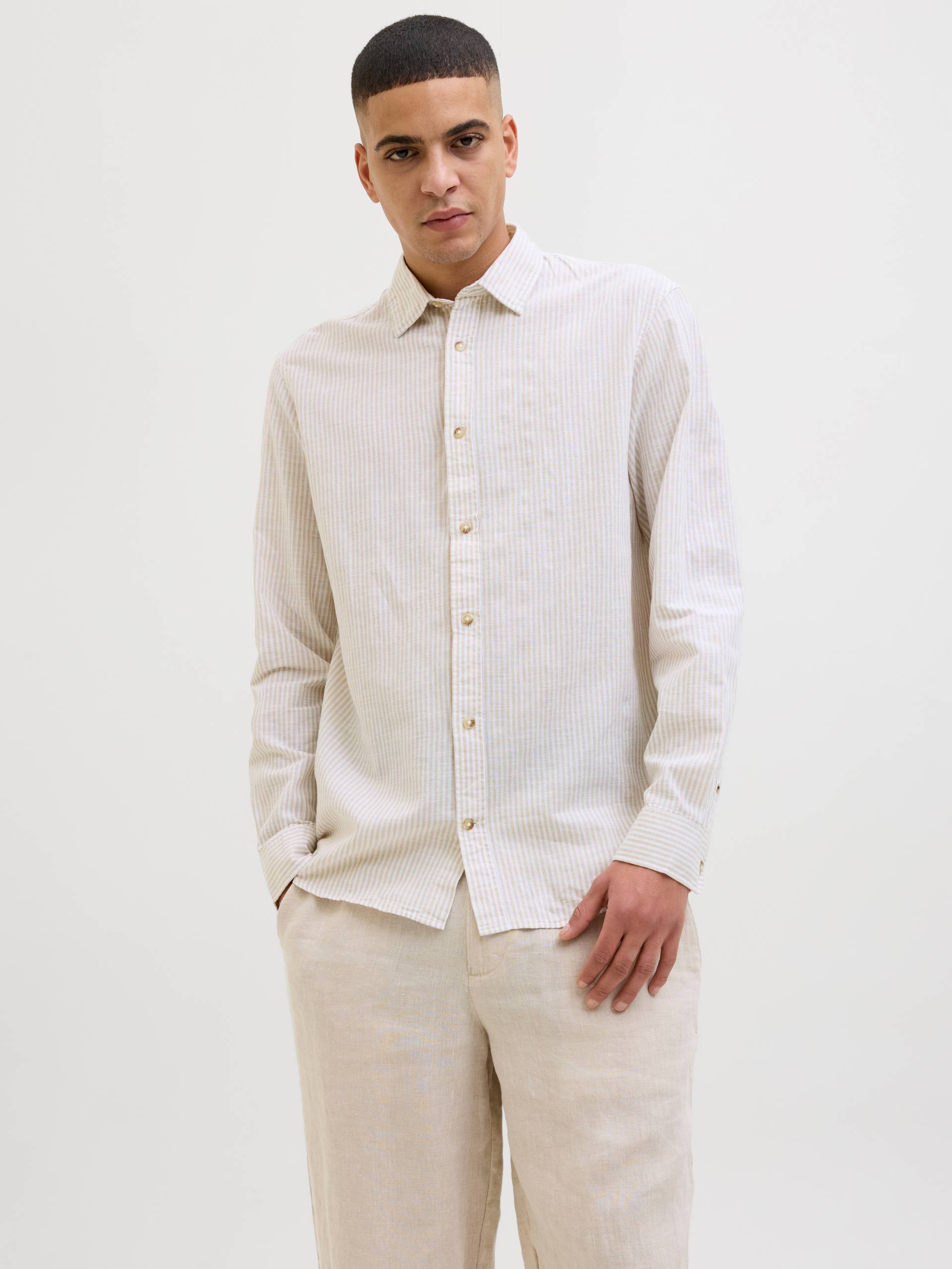 Jack & Jones Langarmhemd »JJESUMMER SHIRT LS SN«, mit Hemdkragen von Jack & Jones