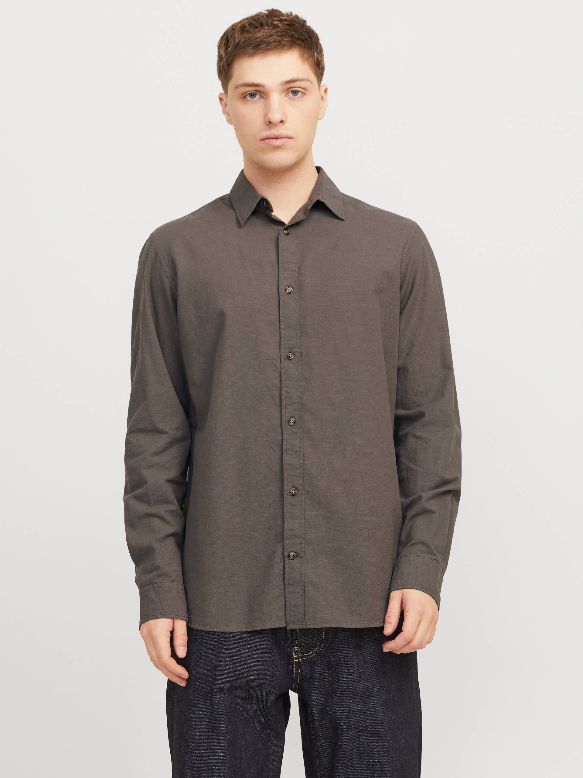 Jack & Jones Langarmhemd »JJESUMMER SHIRT LS SN«, mit Hemdkragen von Jack & Jones