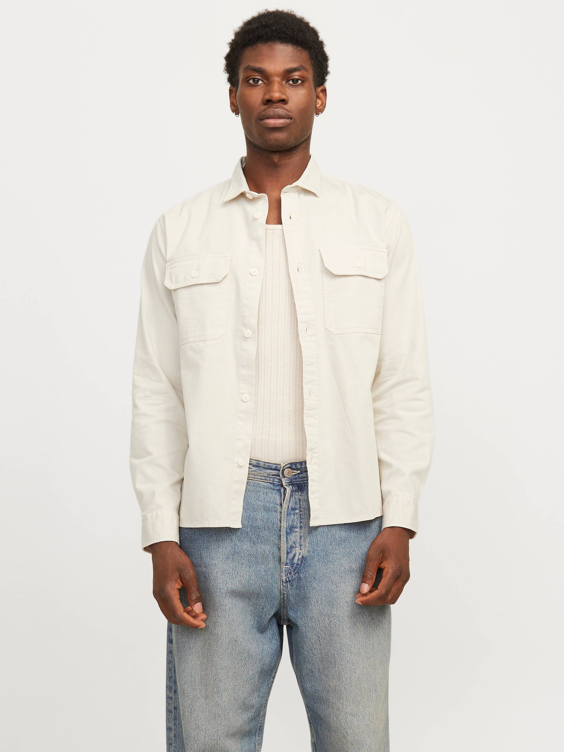 Jack & Jones Langarmhemd »JJETRAVIS SHIRT LS NOOS«, mit Brusttaschen Jack & Jones Langarmhemd »JJETRAVIS SHIRT LS NOOS«, mit Brusttaschen von Jack & Jones