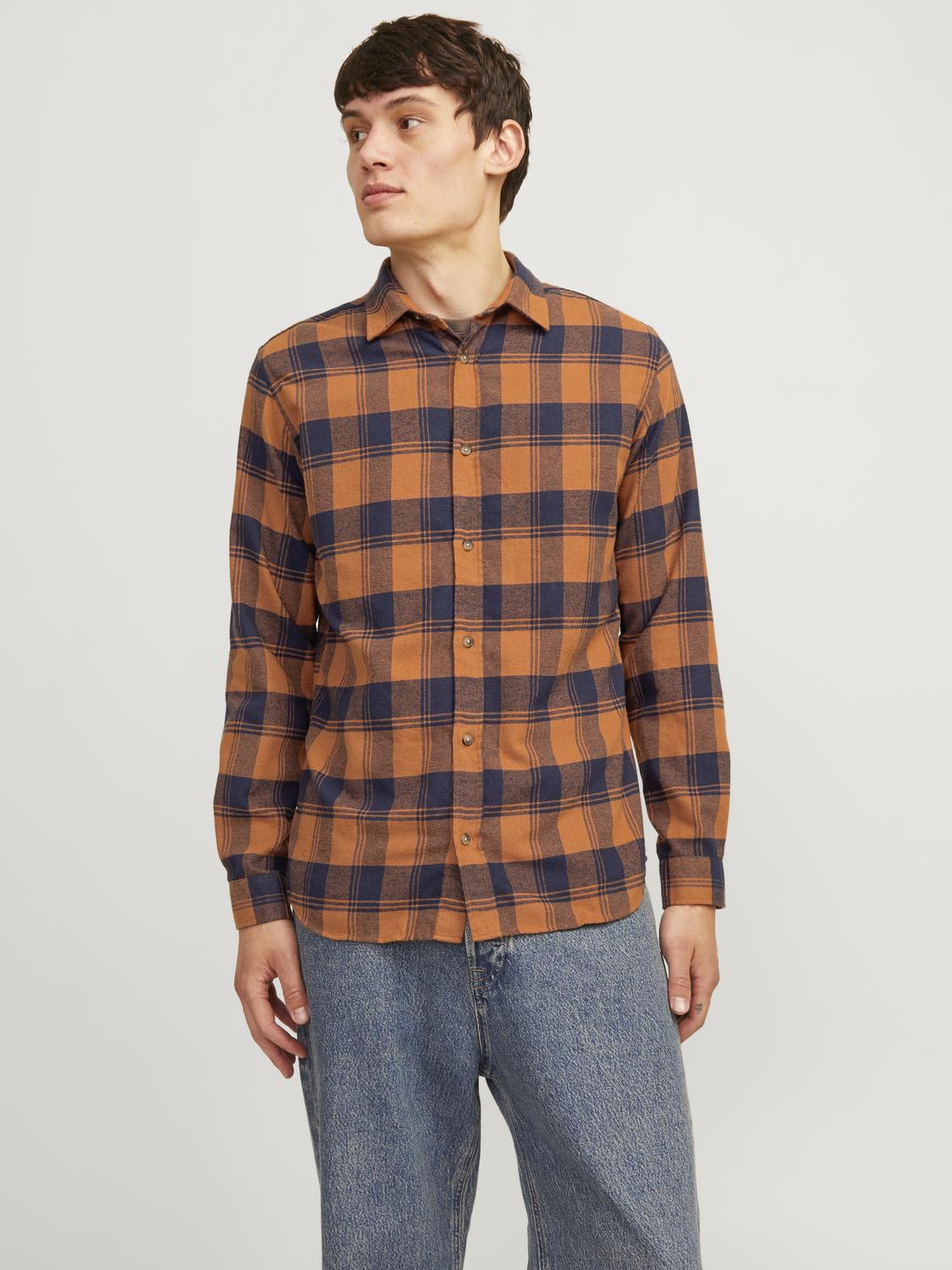 Jack & Jones Langarmhemd »JJJOSHUA FALL BUFFALO SHIRT LS« von Jack & Jones