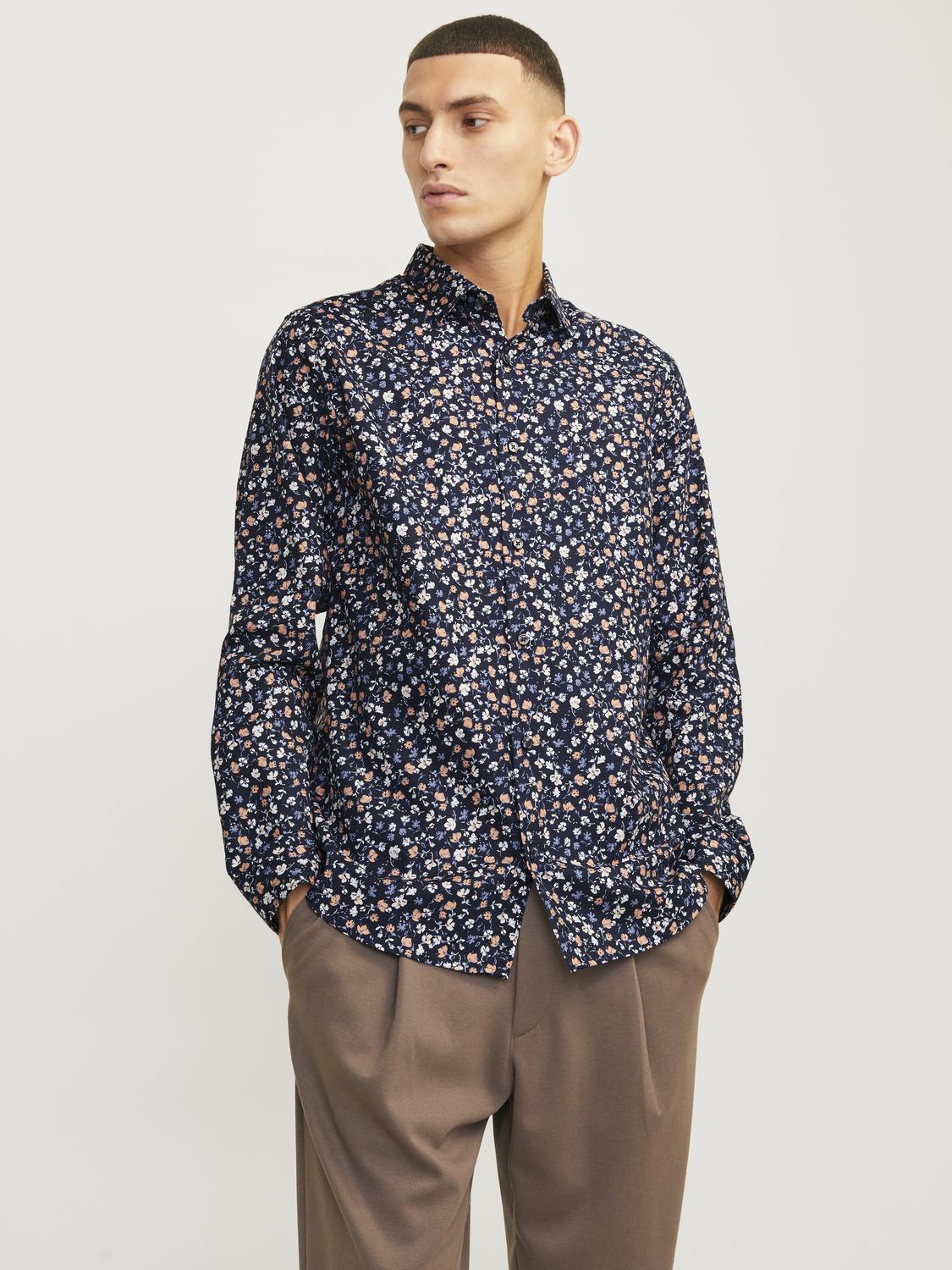 Jack & Jones Langarmhemd »JPRBLANORDIC PRINT SHIRT L/S SN« von Jack & Jones