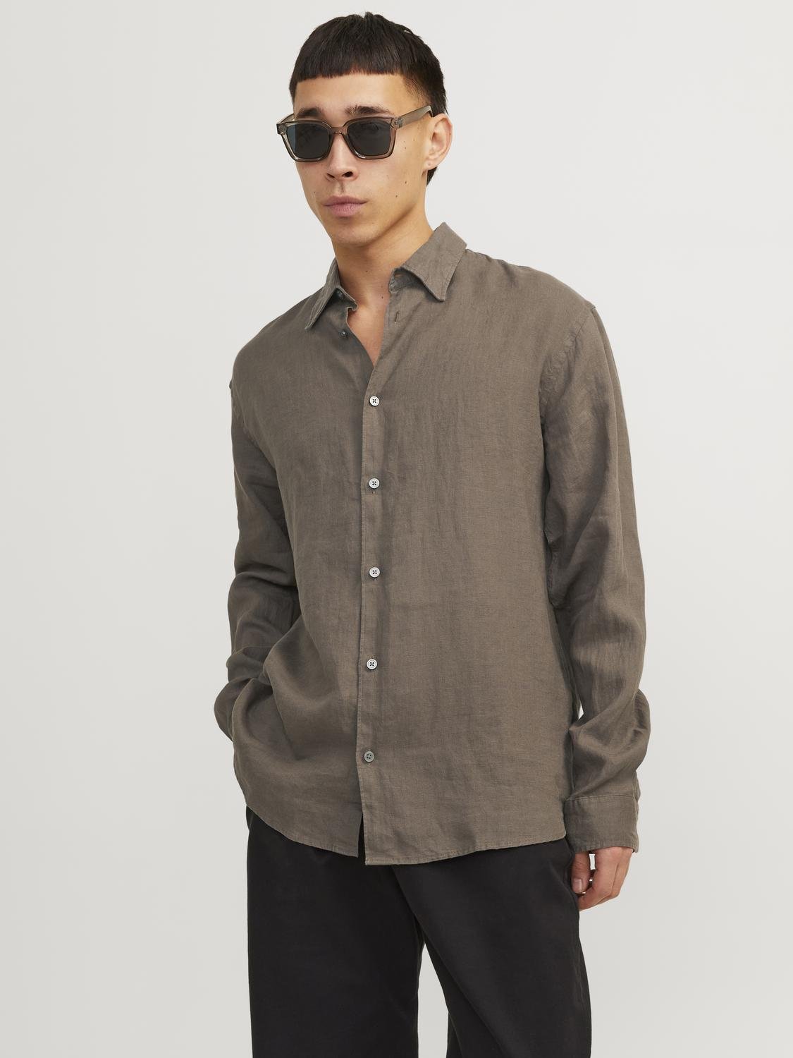 Jack & Jones Langarmhemd »JPRCCLAWRENCE LINEN SHIRT L/S SN« von Jack & Jones