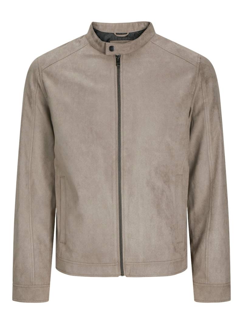 Jack & Jones Lederimitatjacke »JJEDYLAN CLEAN JACKET NOOS«, ohne Kapuze, mit Bandkargen von Jack & Jones