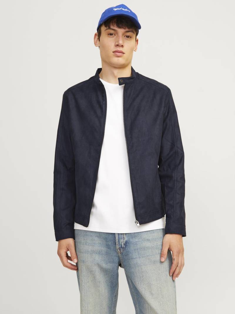 Jack & Jones Lederimitatjacke »JJEDYLAN CLEAN JACKET NOOS«, ohne Kapuze, mit Bandkargen von Jack & Jones