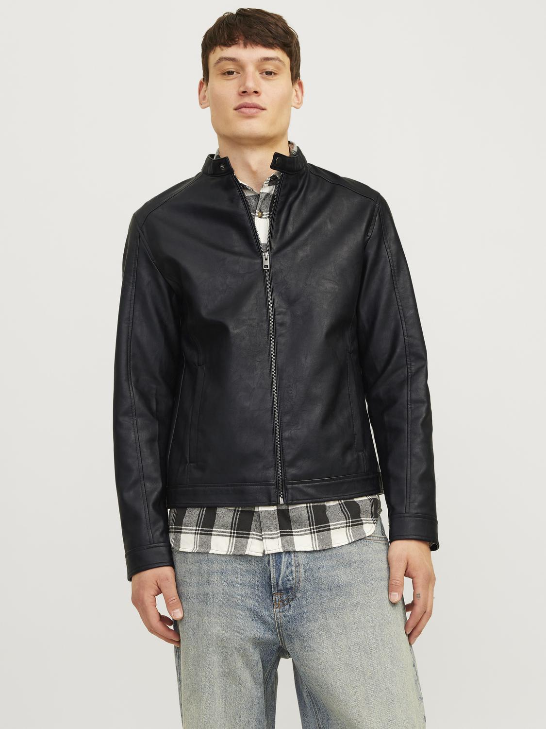 Jack & Jones Lederimitatjacke »JJEDYLAN CLEAN PU JACKET NOOS« von Jack & Jones