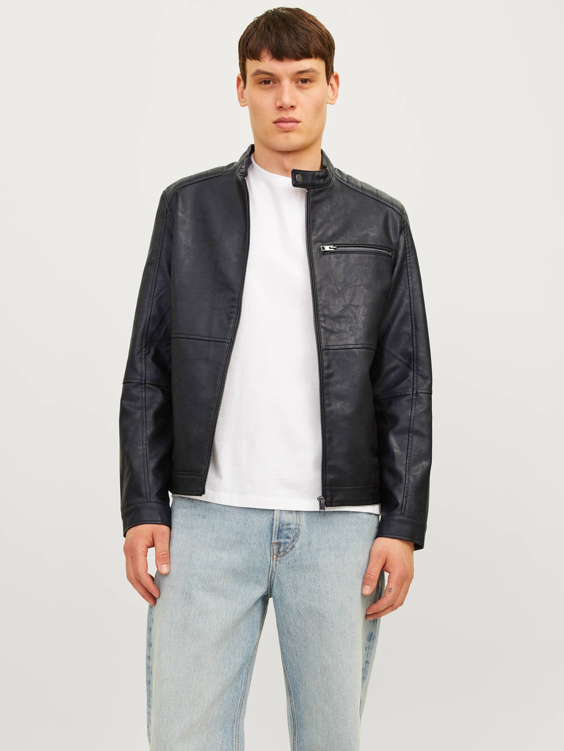 Jack & Jones Lederimitatjacke »JJEDYLAN PU BIKER JACKET NOOS« von Jack & Jones