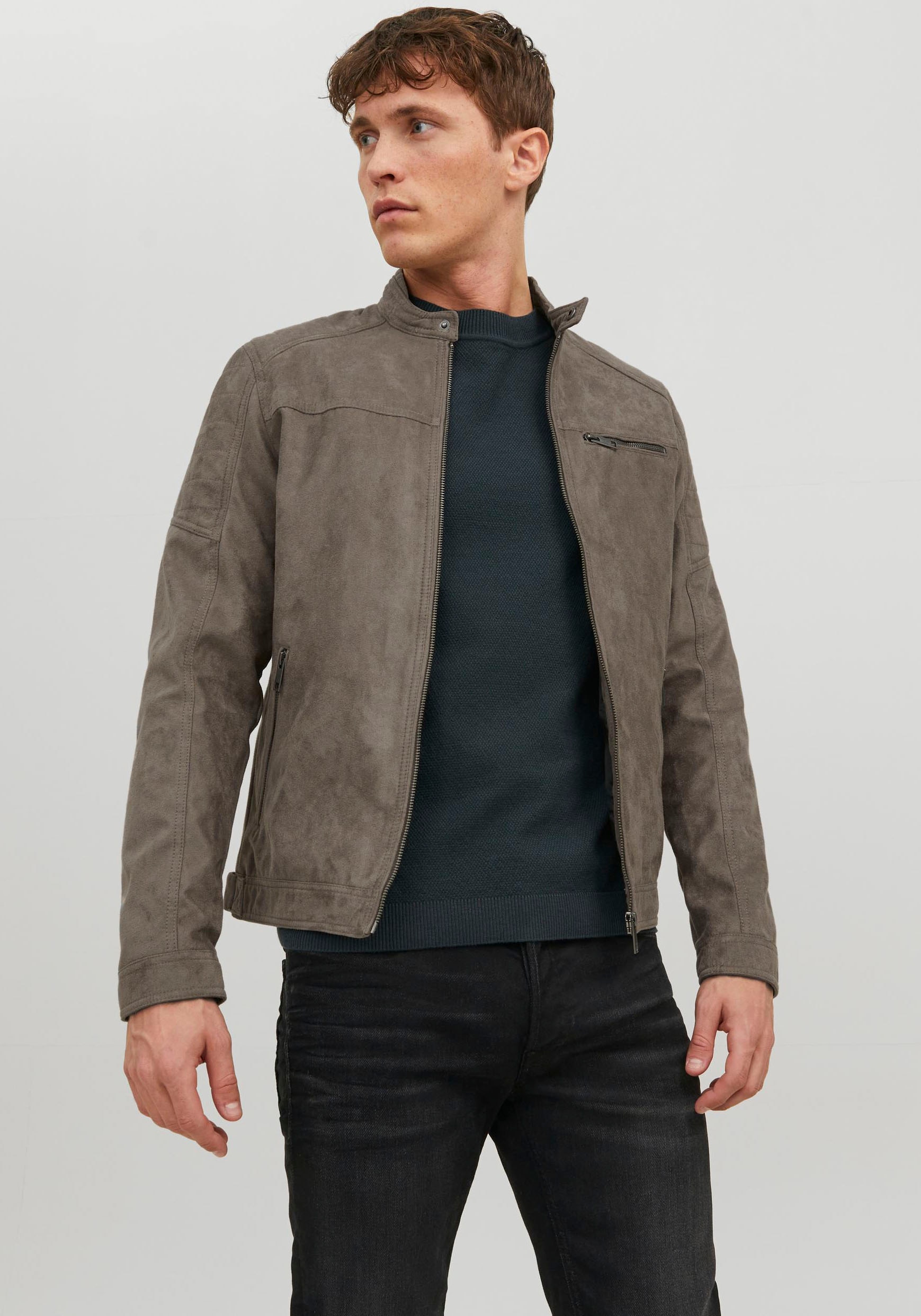 Jack & Jones Lederimitatjacke »JJEROCKY JACKET NOOS« von Jack & Jones