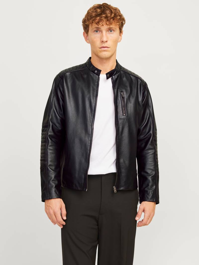 Jack & Jones Lederjacke »JJELIAM LAMB LEATHER JACKET NOOS«, ohne Kapuze, mit markanter Schultersteppung von Jack & Jones