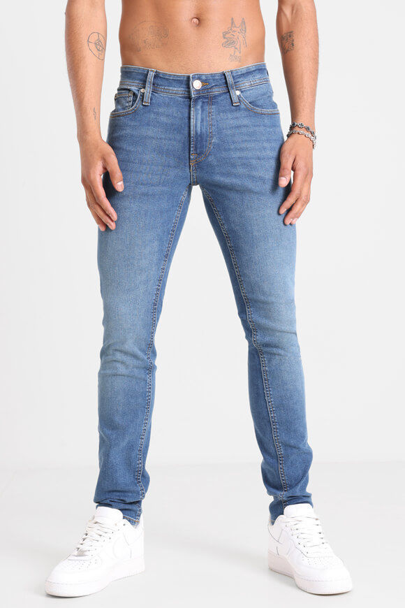 Jack & Jones Liam Skinny Jeans L32 | Blue Denim | Herren  | 32/32 von Jack & Jones