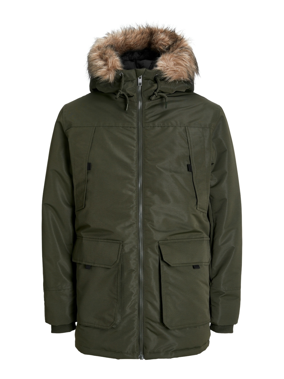 Jack & Jones Parka »JJECONSTRUCT FAUX FUR PARKA SN«, mit Kapuze von Jack & Jones