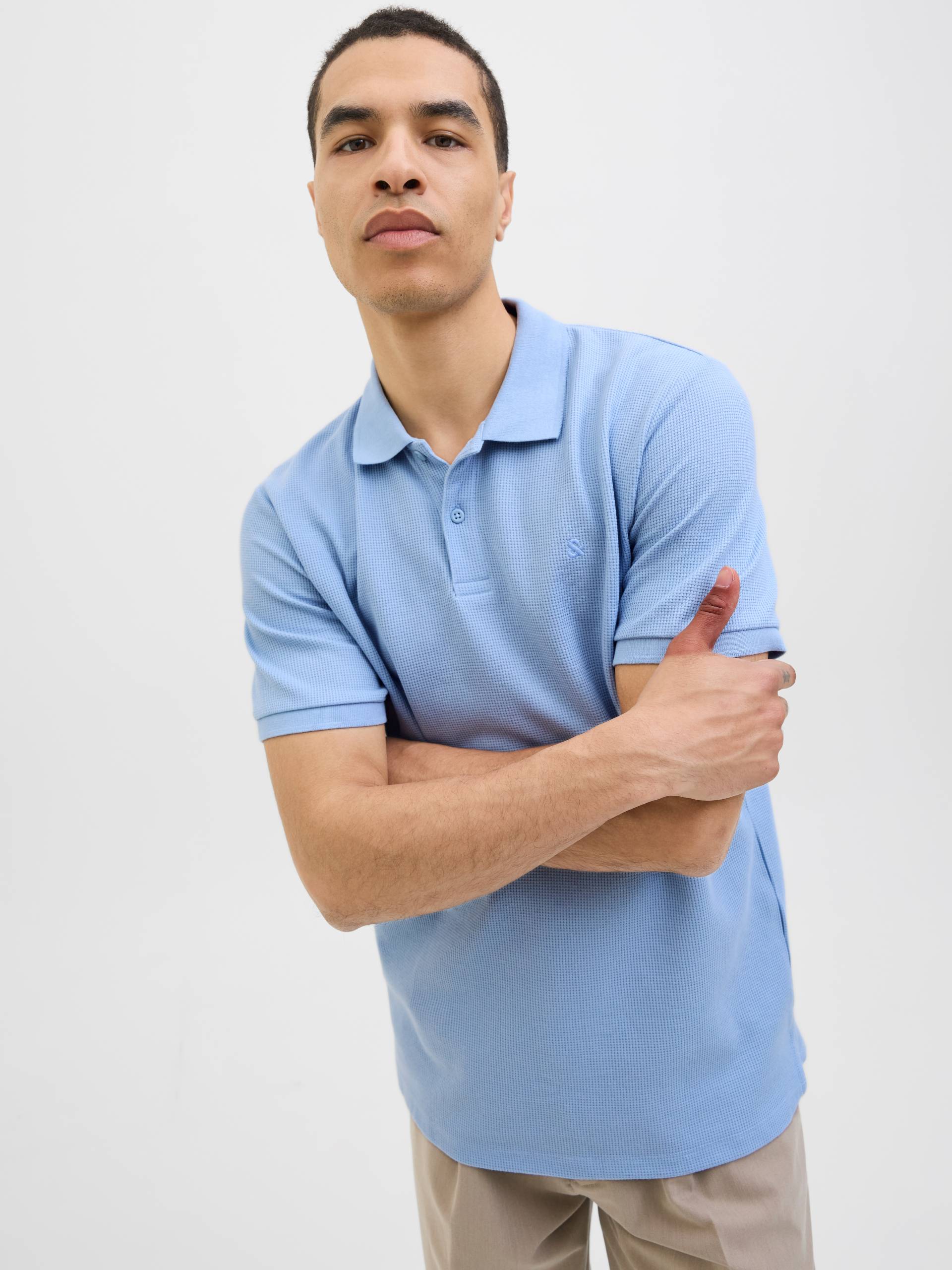 Jack & Jones Poloshirt »JJEAUSTIN POLO SS NOOS«, mit Logo Stickerei von Jack & Jones