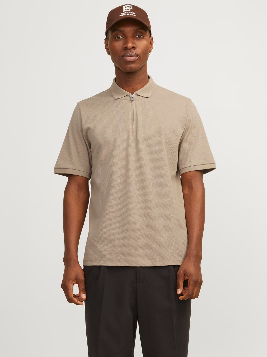 Jack & Jones Poloshirt »JJEMAC ZIP SS POLO SN« von Jack & Jones