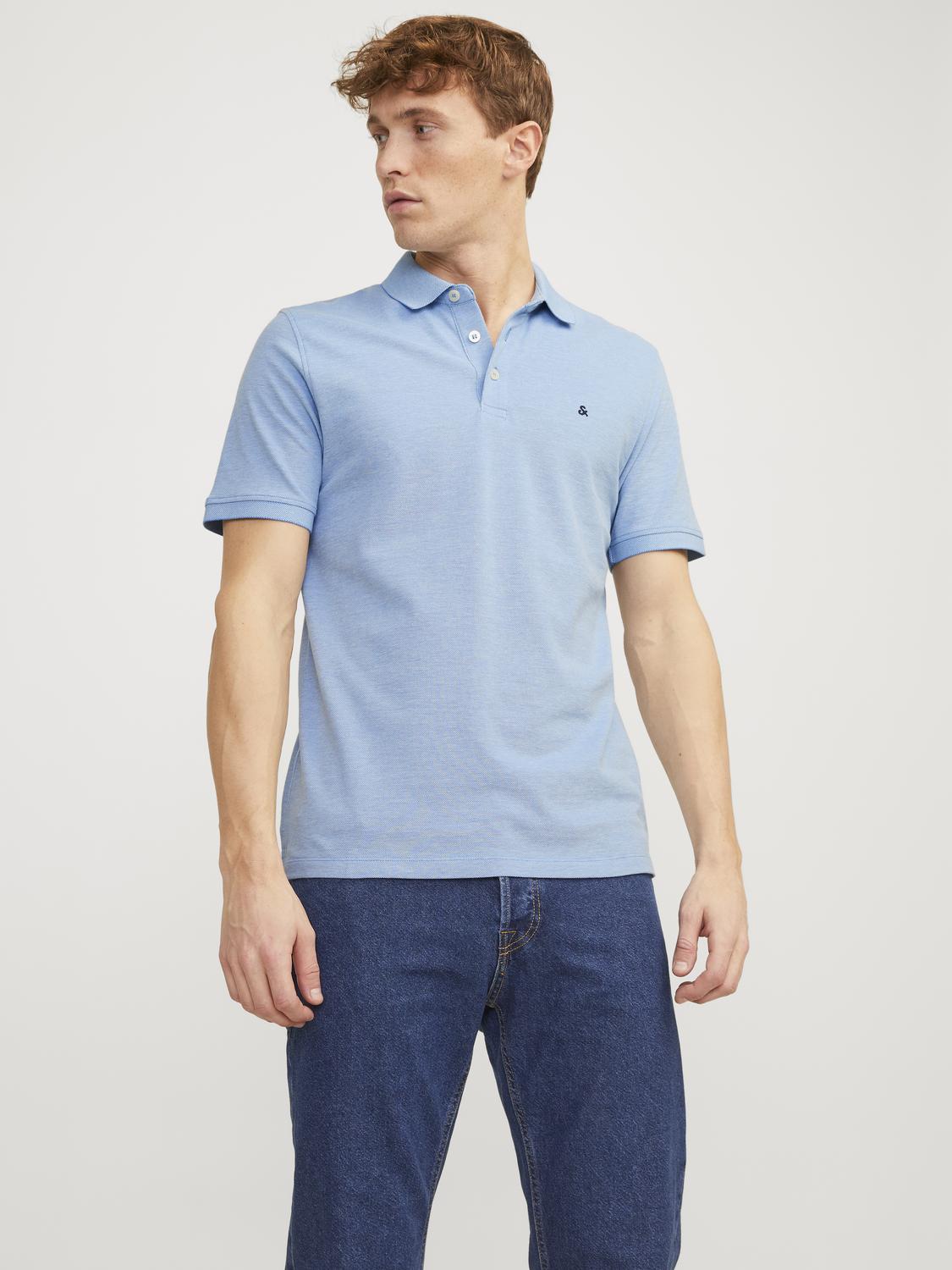 Jack & Jones Poloshirt »JJEPAULOS POLO SS NOOS«, mit Logo Stickerei von Jack & Jones