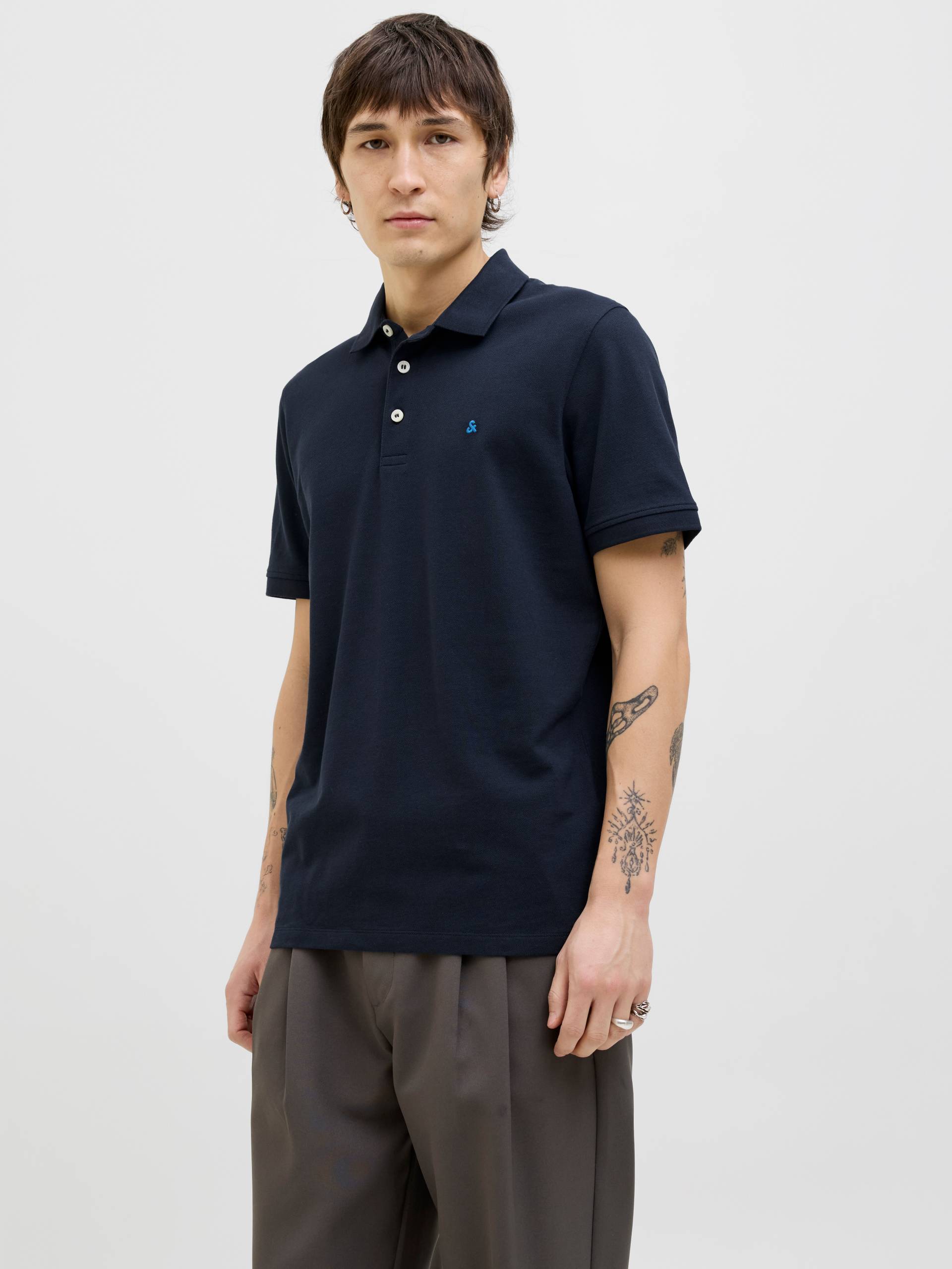 Jack & Jones Poloshirt »JJEPAULOS POLO SS NOOS«, mit Logo Stickerei von Jack & Jones