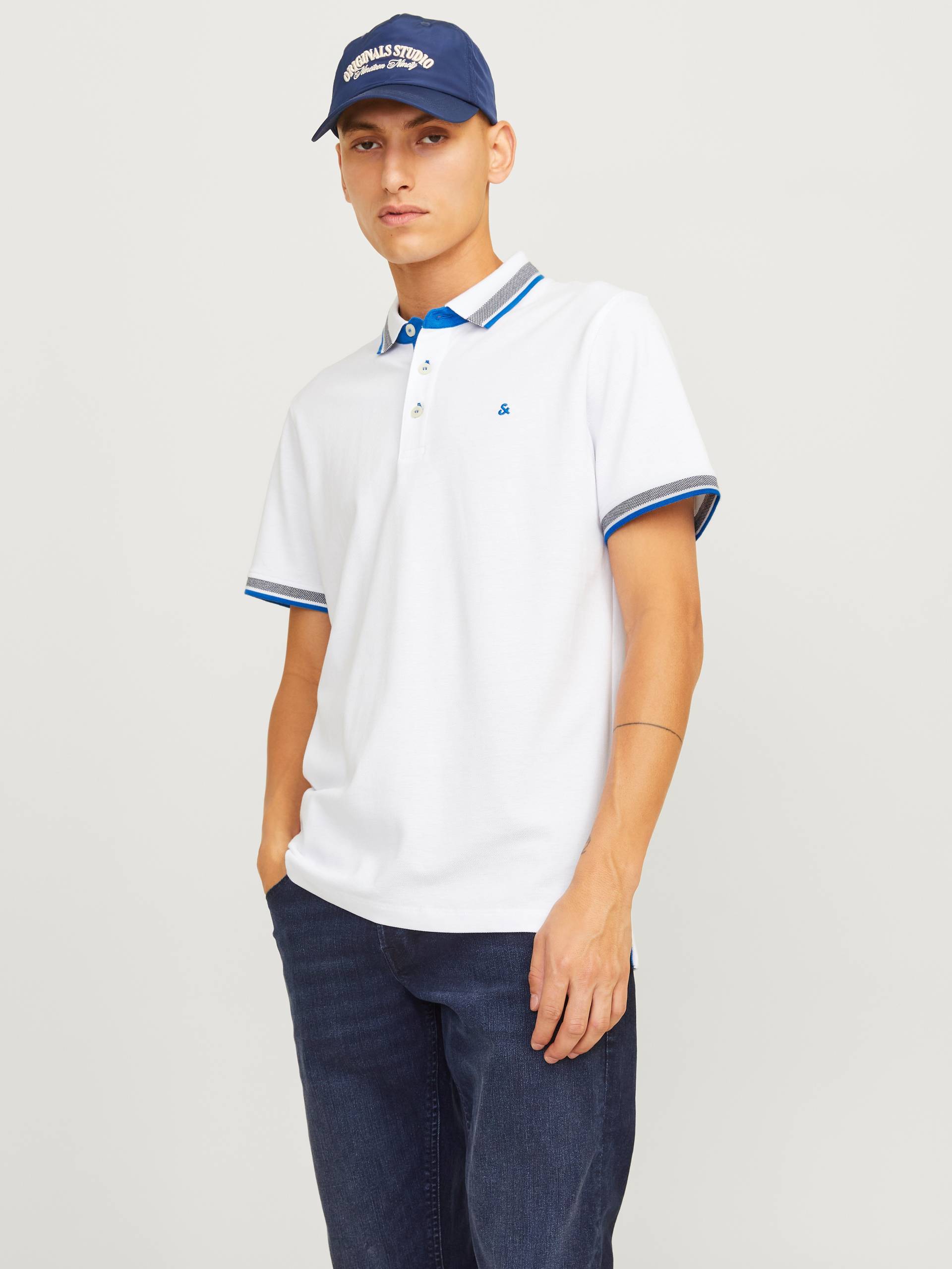 Jack & Jones Poloshirt »JJEPAULOS POLO SS NOOS«, mit Logo Stickerei von Jack & Jones