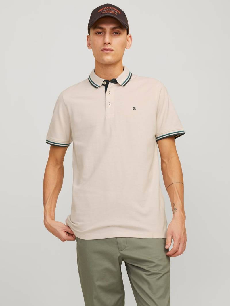 Jack & Jones Poloshirt »JJEPAULOS POLO SS NOOS«, mit Logo Stickerei von Jack & Jones