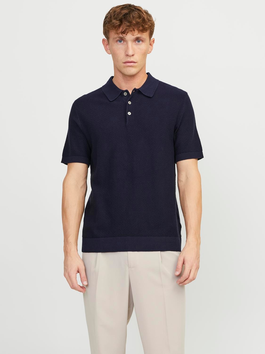 Jack & Jones Poloshirt »JPRBLUSANDRI KNIT POLO SN« von Jack & Jones