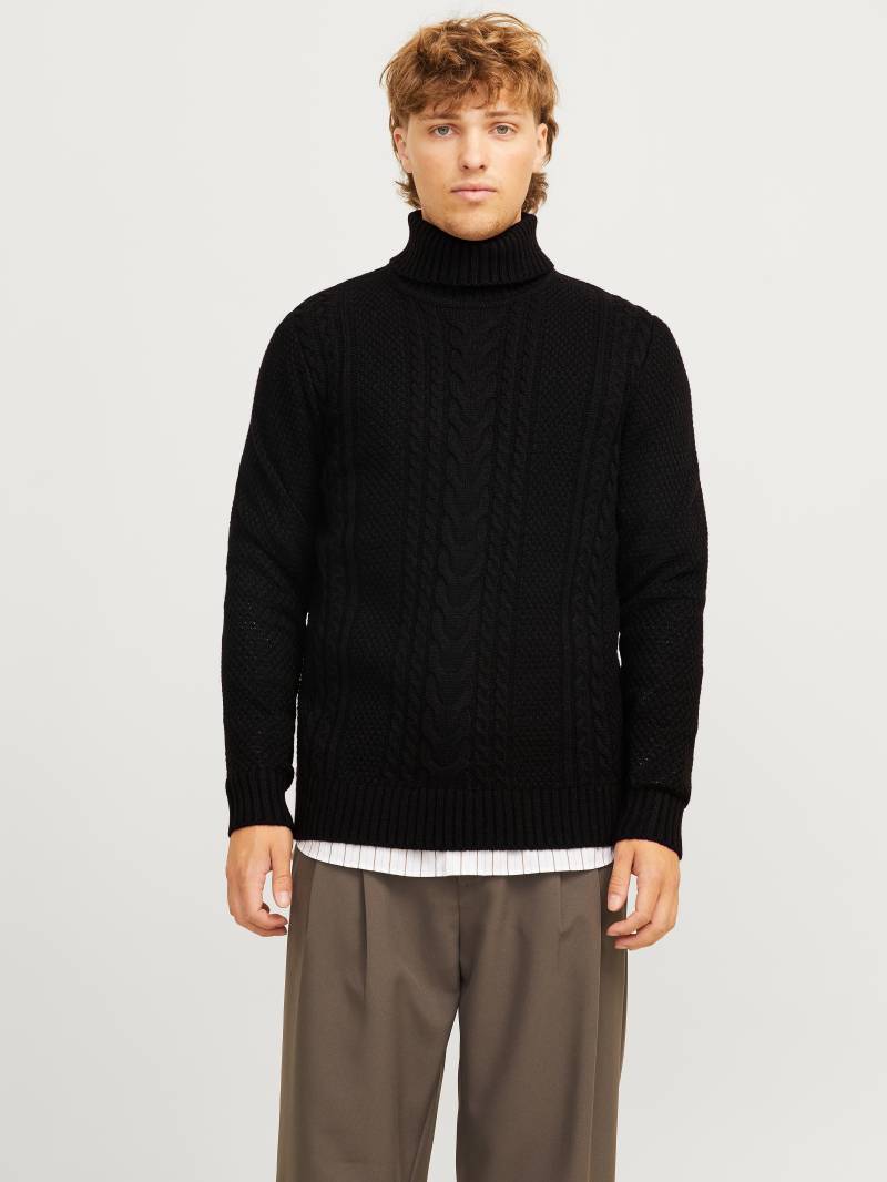 Jack & Jones Rollkragenpullover »JJCRAIG KNIT ROLL NECK AW24«, mit Zopfmuster von Jack & Jones