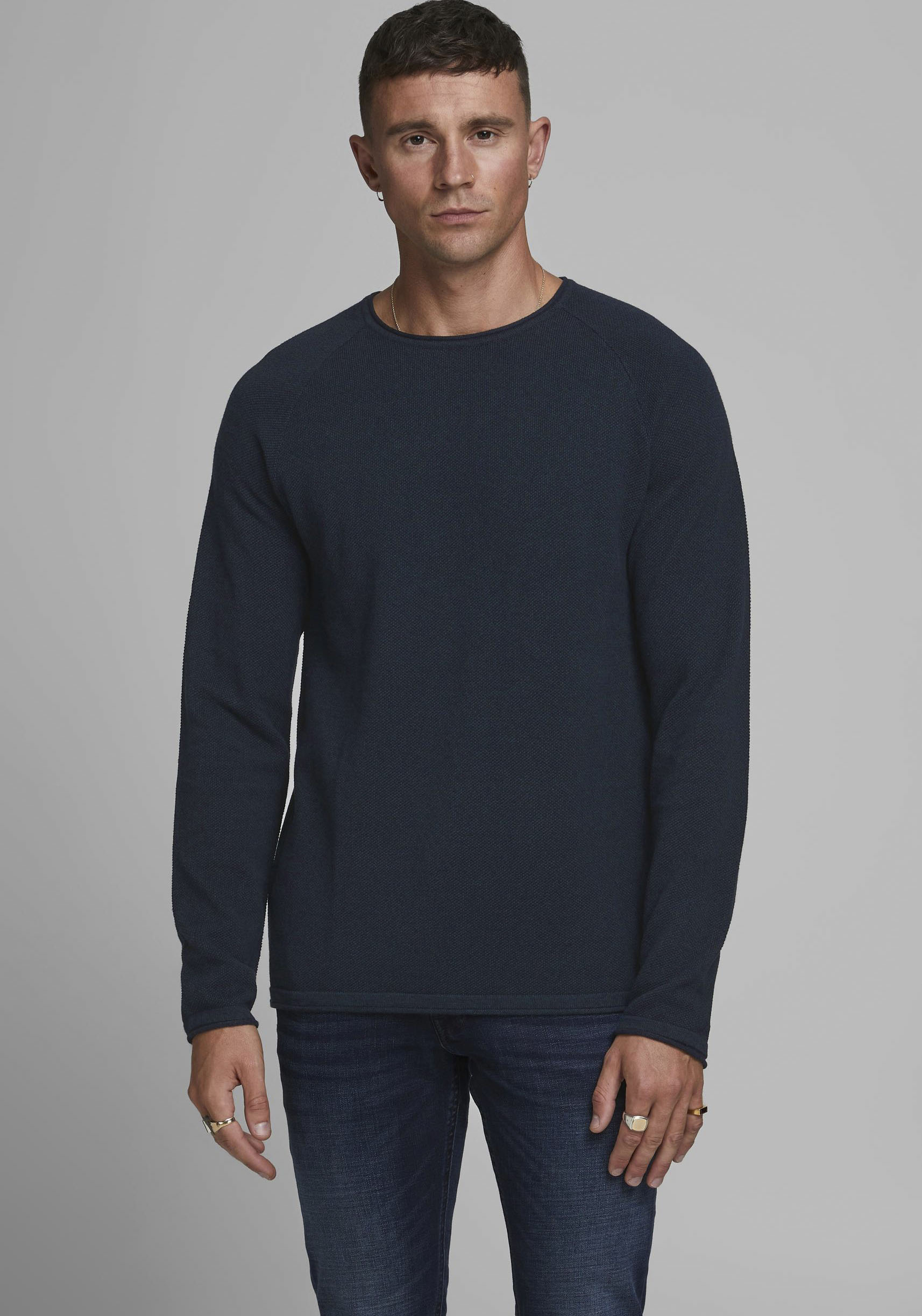 Jack & Jones Rundhalspullover »HILL KNIT« von Jack & Jones