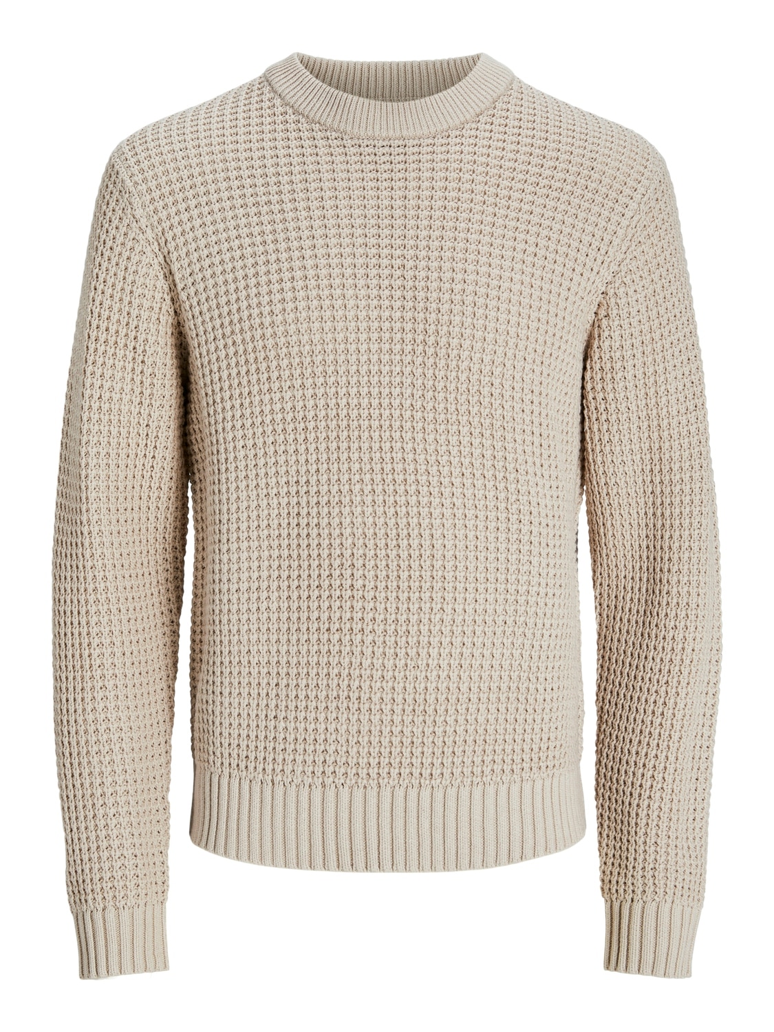 Jack & Jones Rundhalspullover »JCOZION KNIT CREW NECK BF«, mit markanter Struktur von Jack & Jones