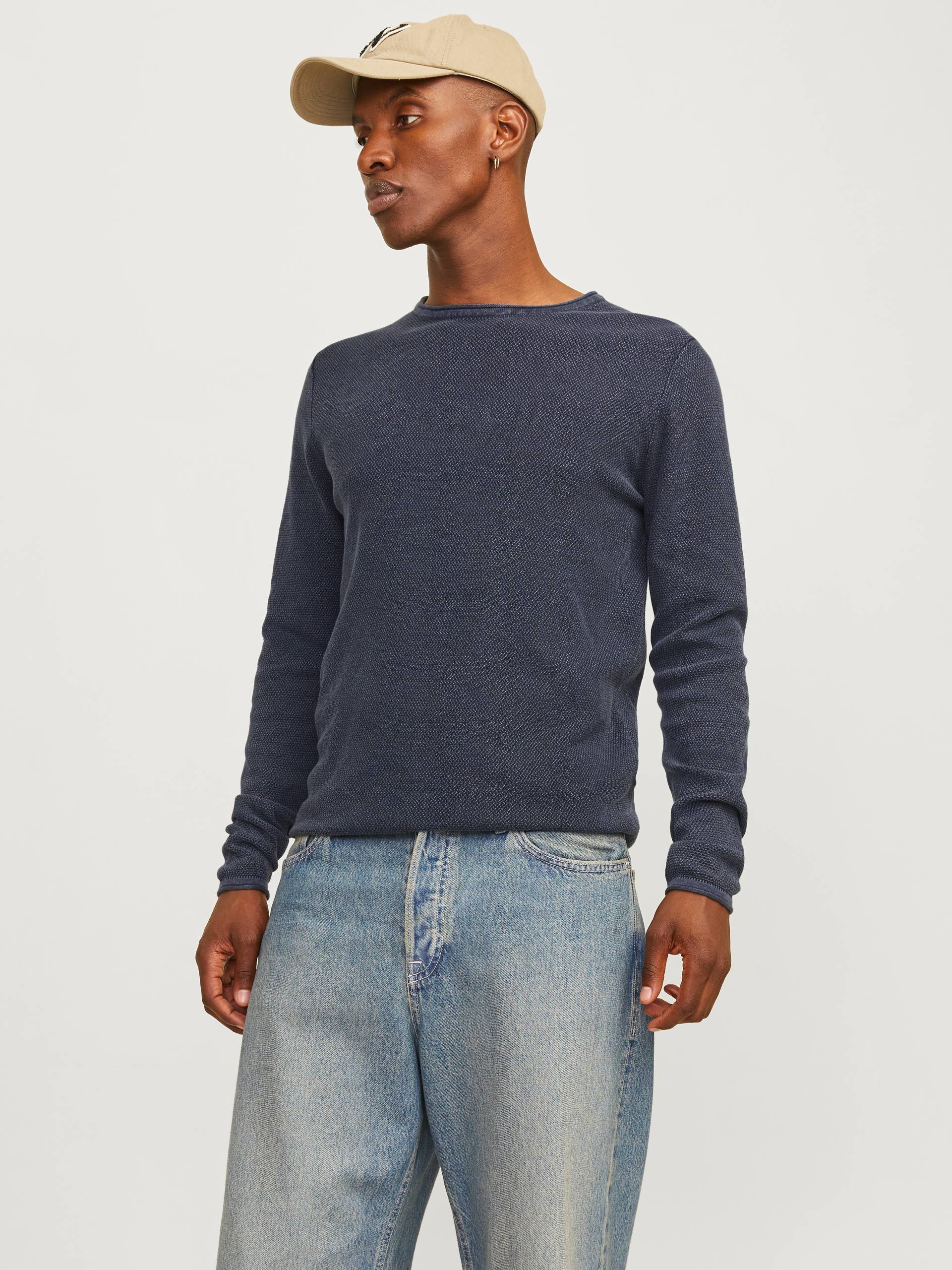 Jack & Jones Rundhalspullover »JJDEAN KNIT CREW NECK AW24«, in gewaschener Optik von Jack & Jones