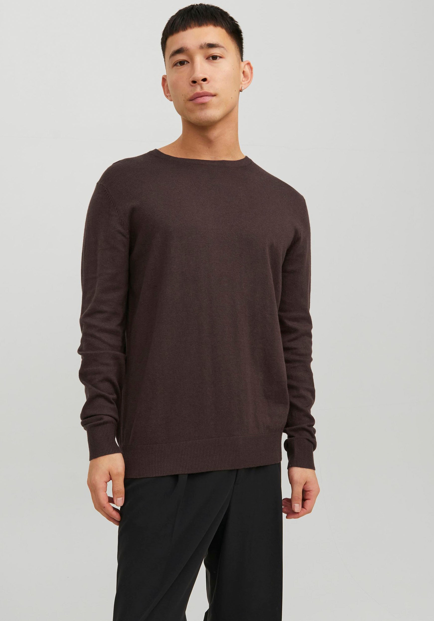 Jack & Jones Strickpullover »JJEEMIL KNIT CREW NECK NOOS«, mit Rundhalsausschnitt von Jack & Jones