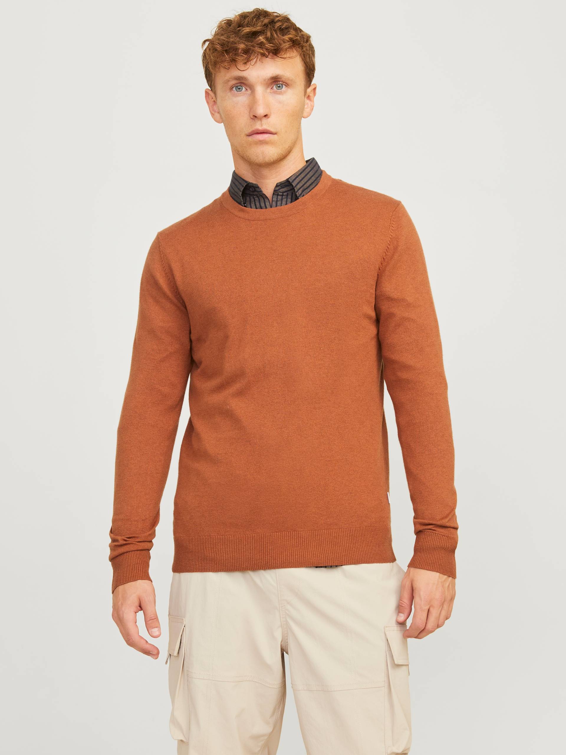 Jack & Jones Strickpullover »JJEEMIL KNIT CREW NECK NOOS«, mit Rundhalsausschnitt von Jack & Jones