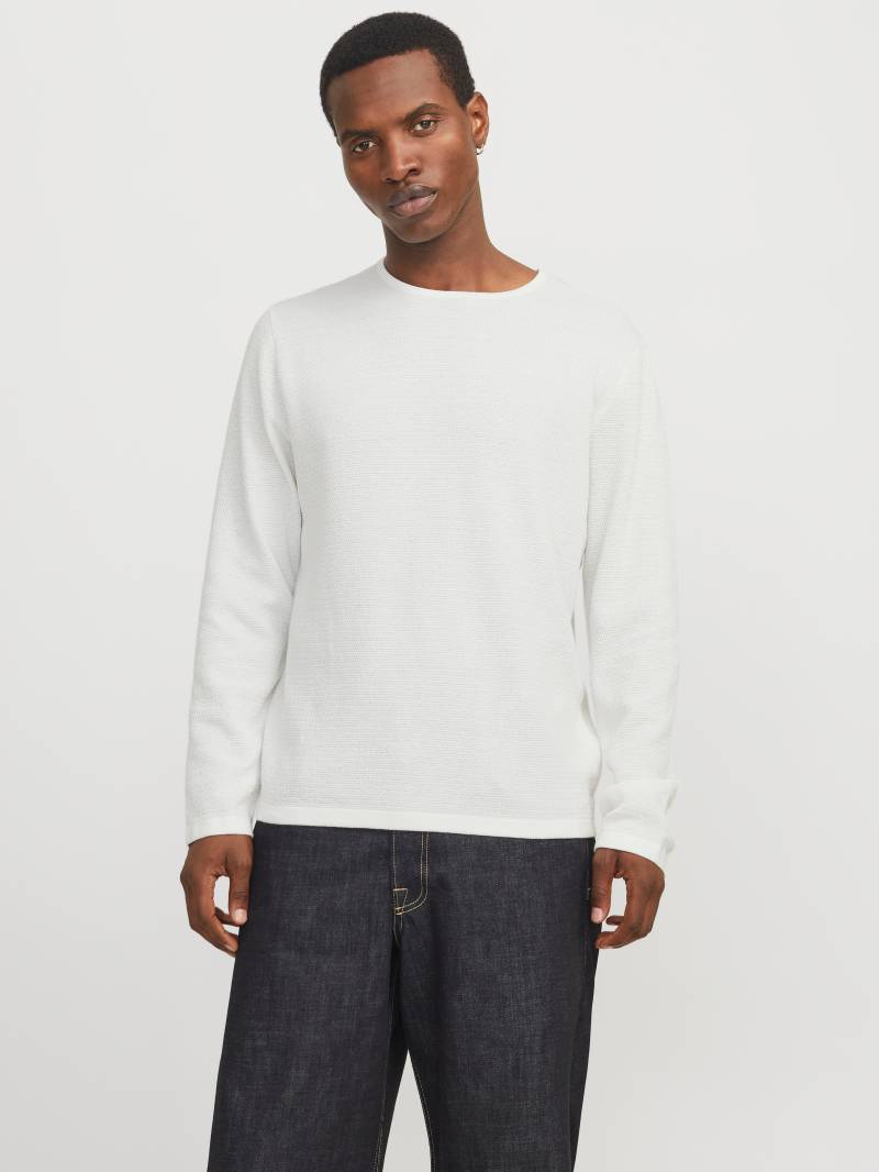 Jack & Jones Rundhalspullover »JJEGEORGE KNIT CREW NECK NOOS«, in Strick Optik von Jack & Jones