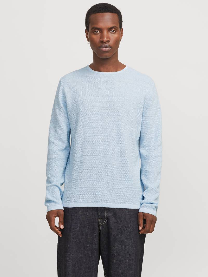 Jack & Jones Rundhalspullover »JJEGEORGE KNIT CREW NECK NOOS«, in Strick Optik von Jack & Jones