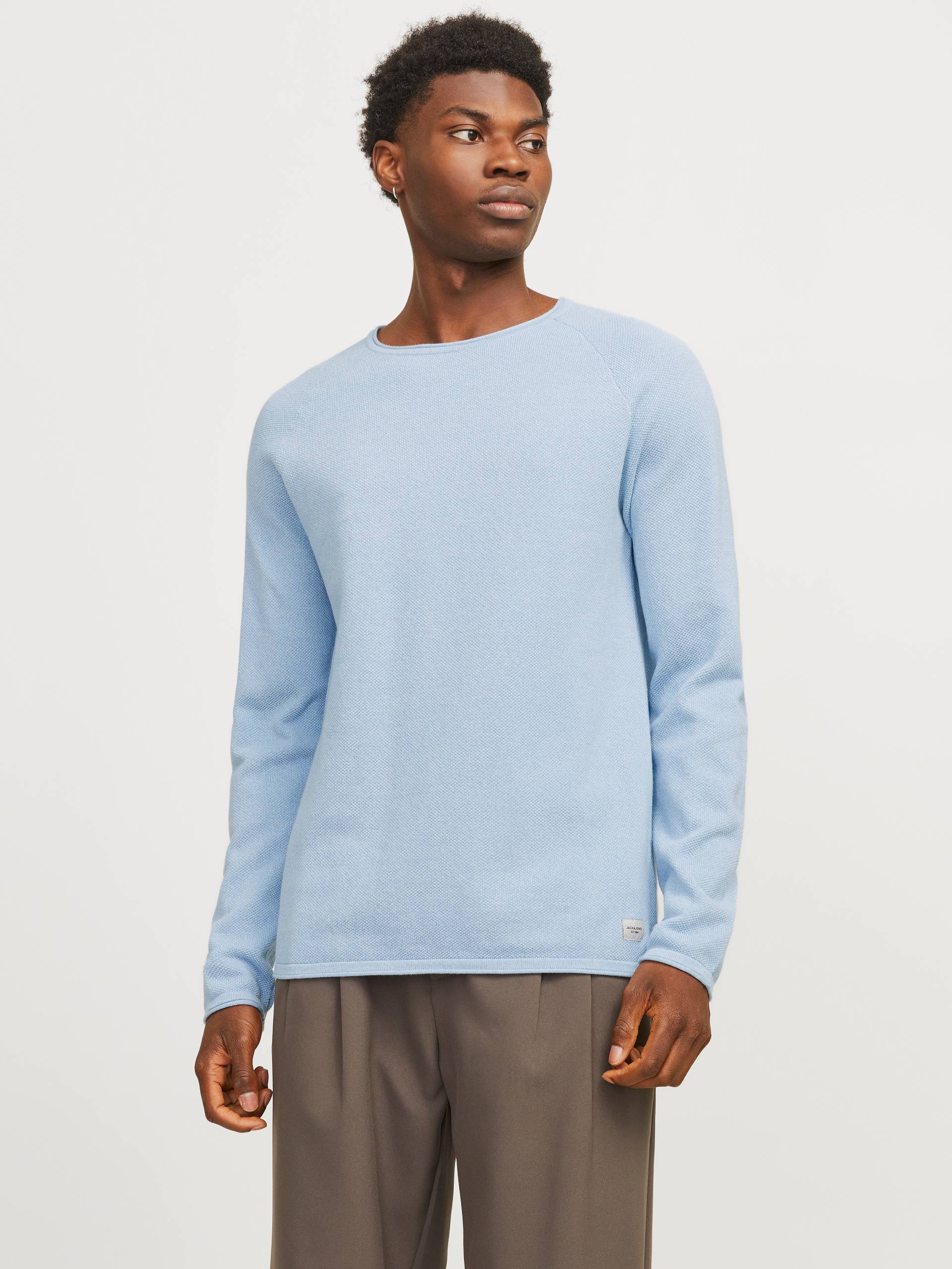 Jack & Jones Rundhalspullover »JJEHILL KNIT CREW NECK NOOS«, aus Strukturstrick Jack & Jones Rundhalspullover »JJEHILL KNIT CREW NECK NOOS«, aus Strukturstrick von Jack & Jones