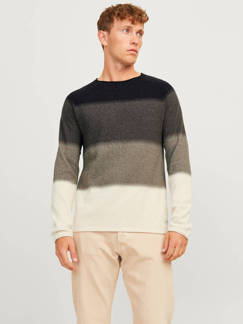 Jack & Jones Rundhalspullover »JJEHILL KNIT CREW NECK NOOS«, aus Strukturstrick von Jack & Jones