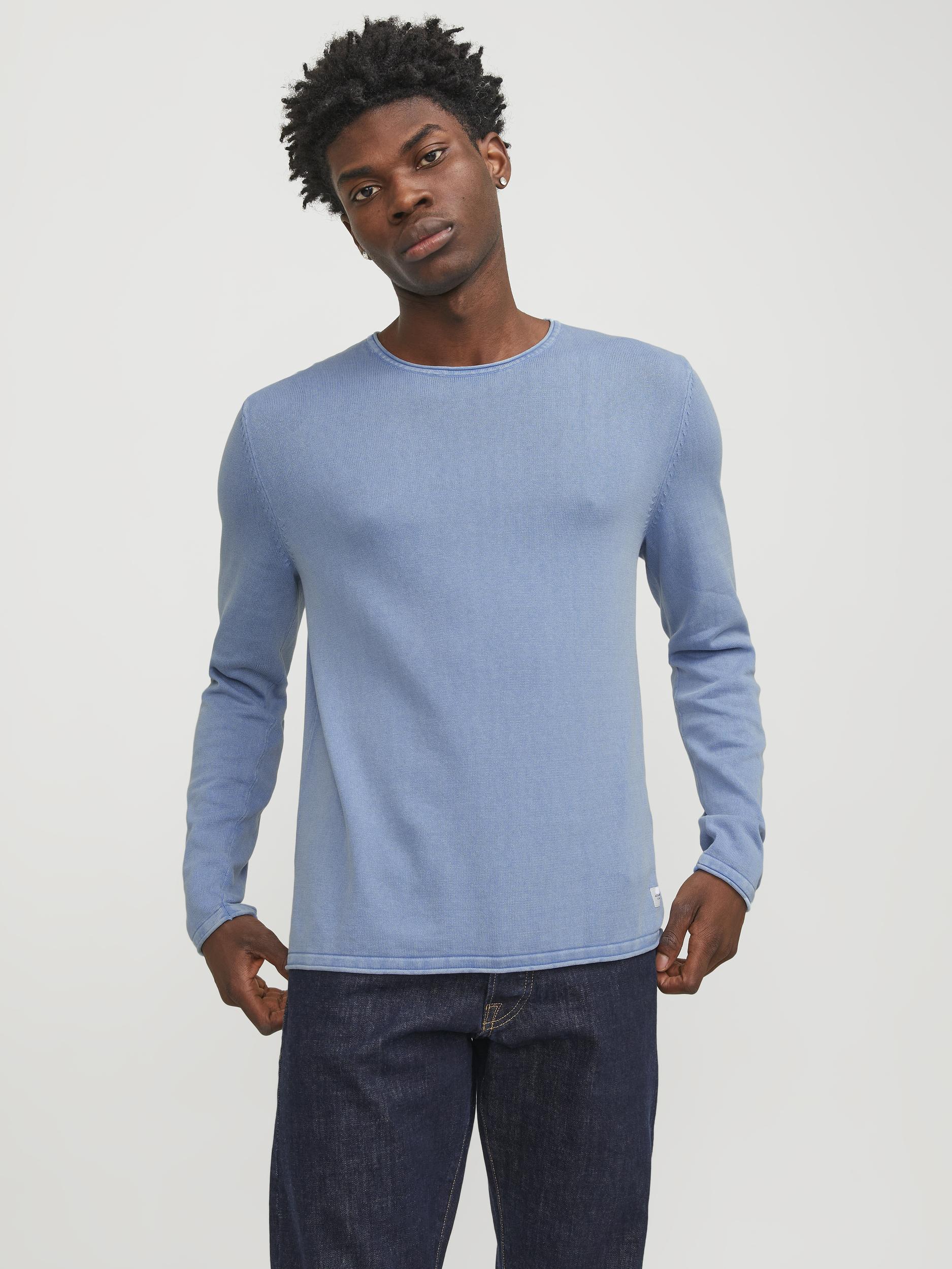 Jack & Jones Strickpullover »JJELEO KNIT CREW NECK NOOS«, mit Rundhalsausschnitt von Jack & Jones