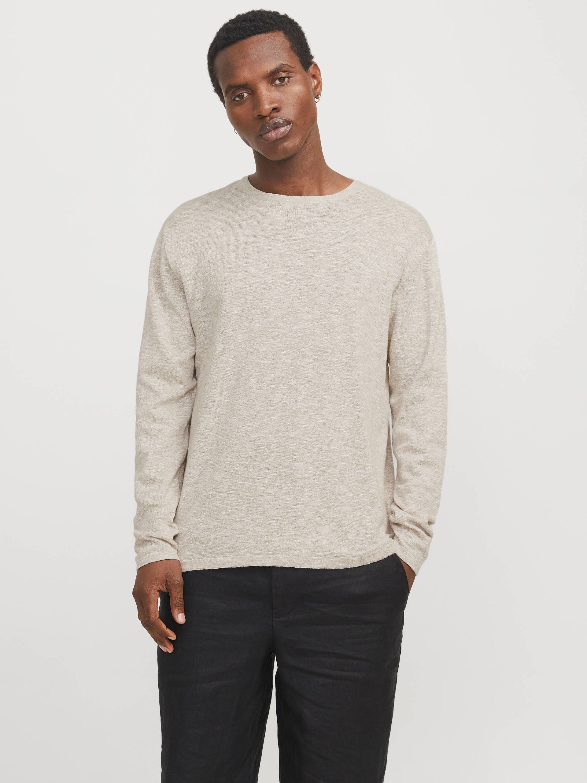 Jack & Jones Rundhalspullover »JJESUMMER KNIT CREW NECK SN«, mit Rundhalsausschnitt von Jack & Jones