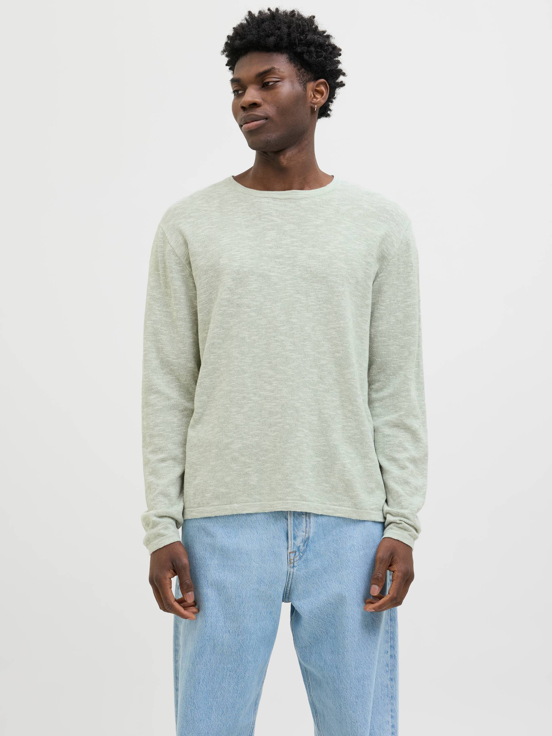 Jack & Jones Rundhalspullover »JJESUMMER KNIT CREW NECK SN«, mit Rundhalsausschnitt von Jack & Jones