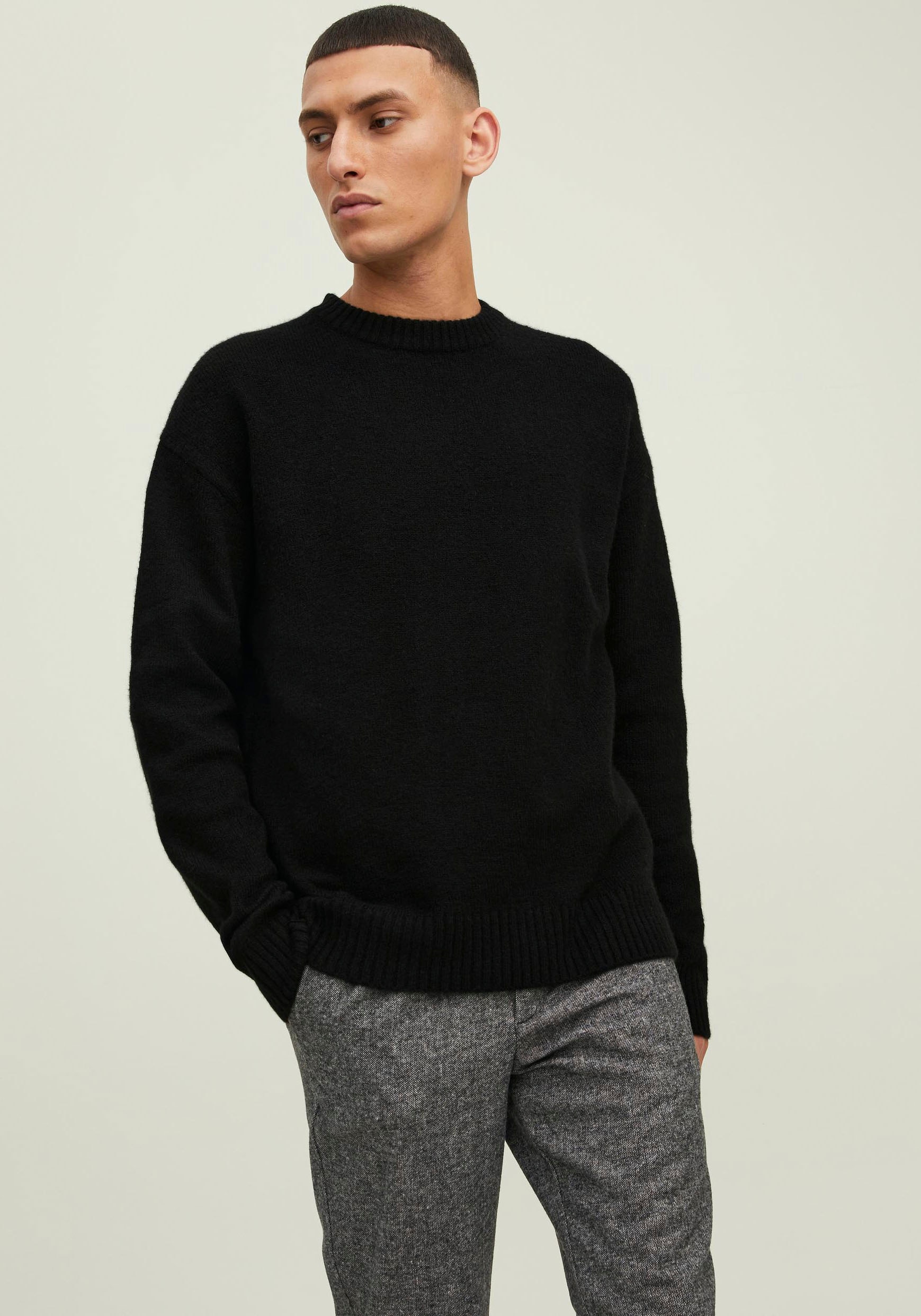 Jack & Jones Rundhalspullover »JOROLLIE KNIT CREW NECK SN« von Jack & Jones