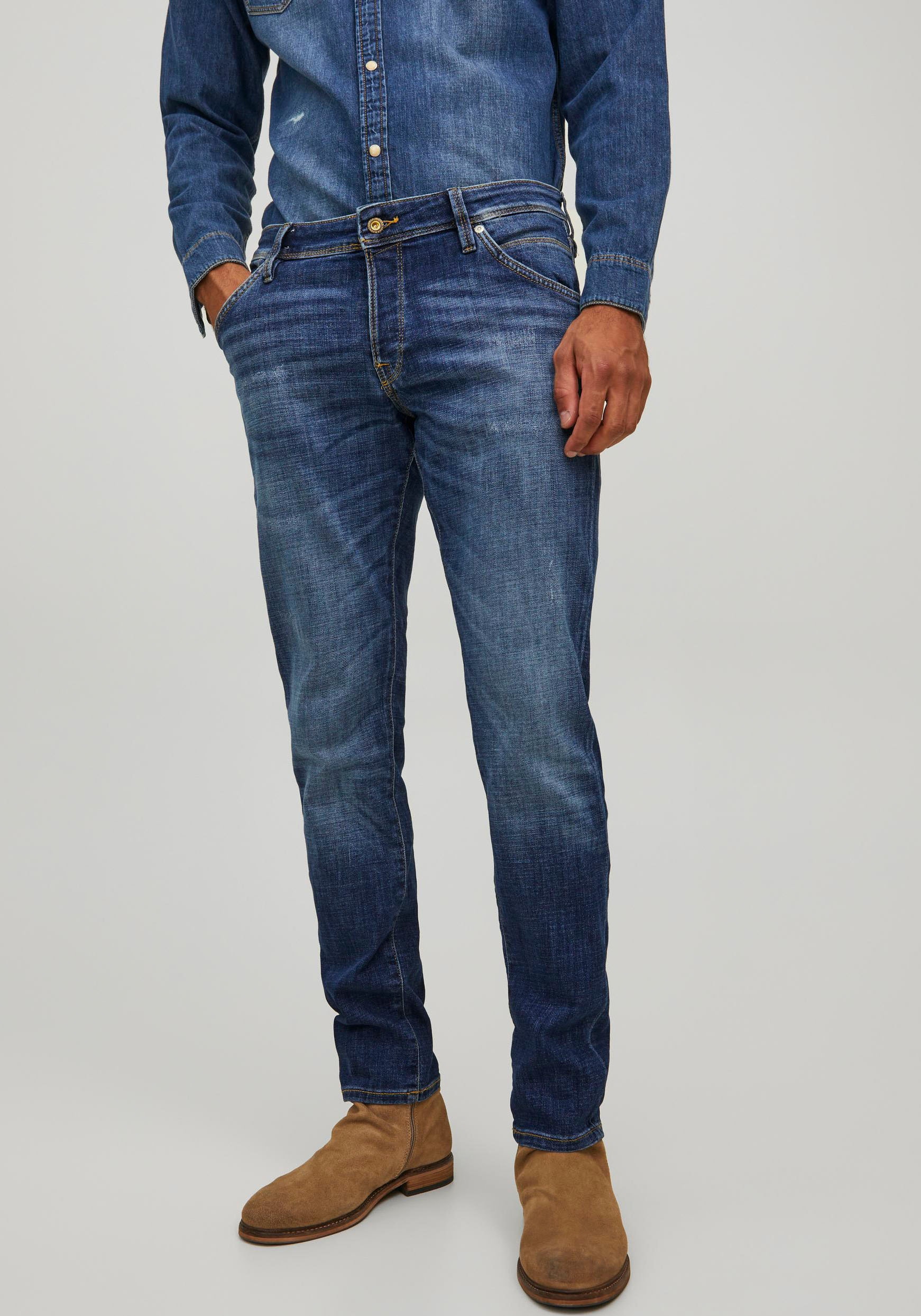 Jack & Jones Slim-fit-Jeans »JJIGLENN JJFOX JOS 047 50SPS« von Jack & Jones