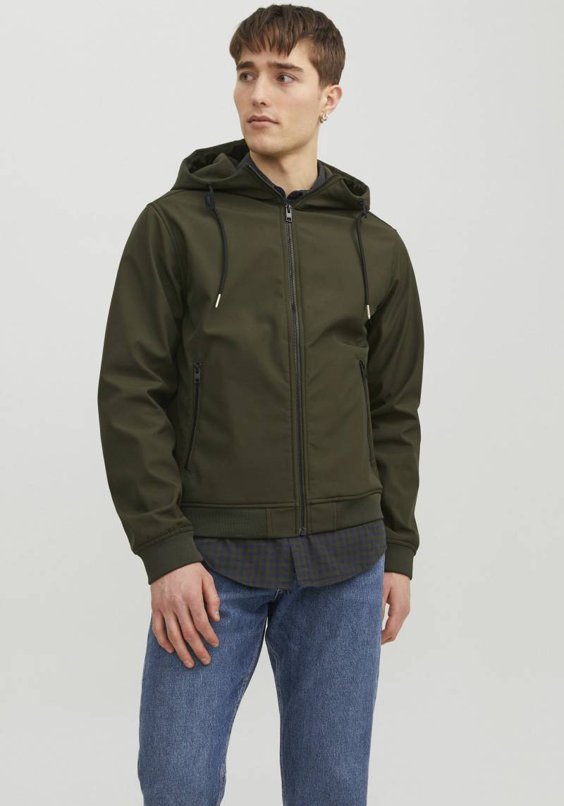 Jack & Jones Softshelljacke »JJEBASIC SOFTSHELL HOOD NOOS«, mit Kapuze von Jack & Jones