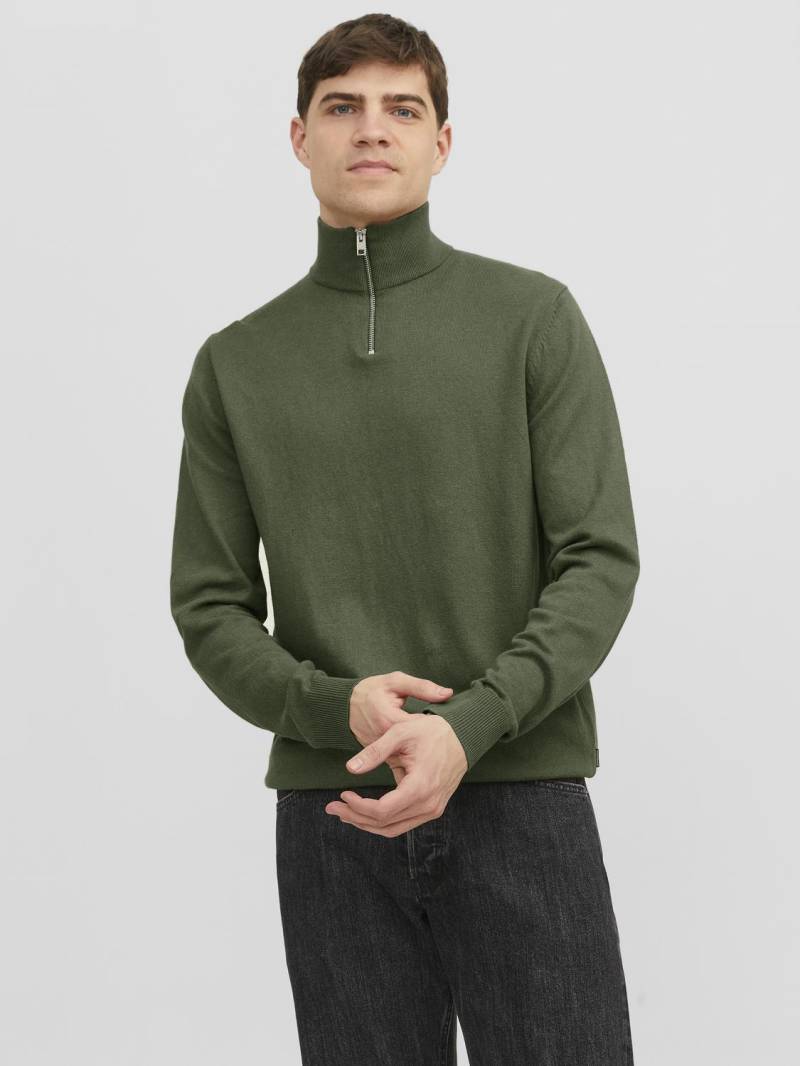 Jack & Jones Troyer »JJEEMIL KNIT HALF ZIP NOOS«, mit Rippbündchen von Jack & Jones