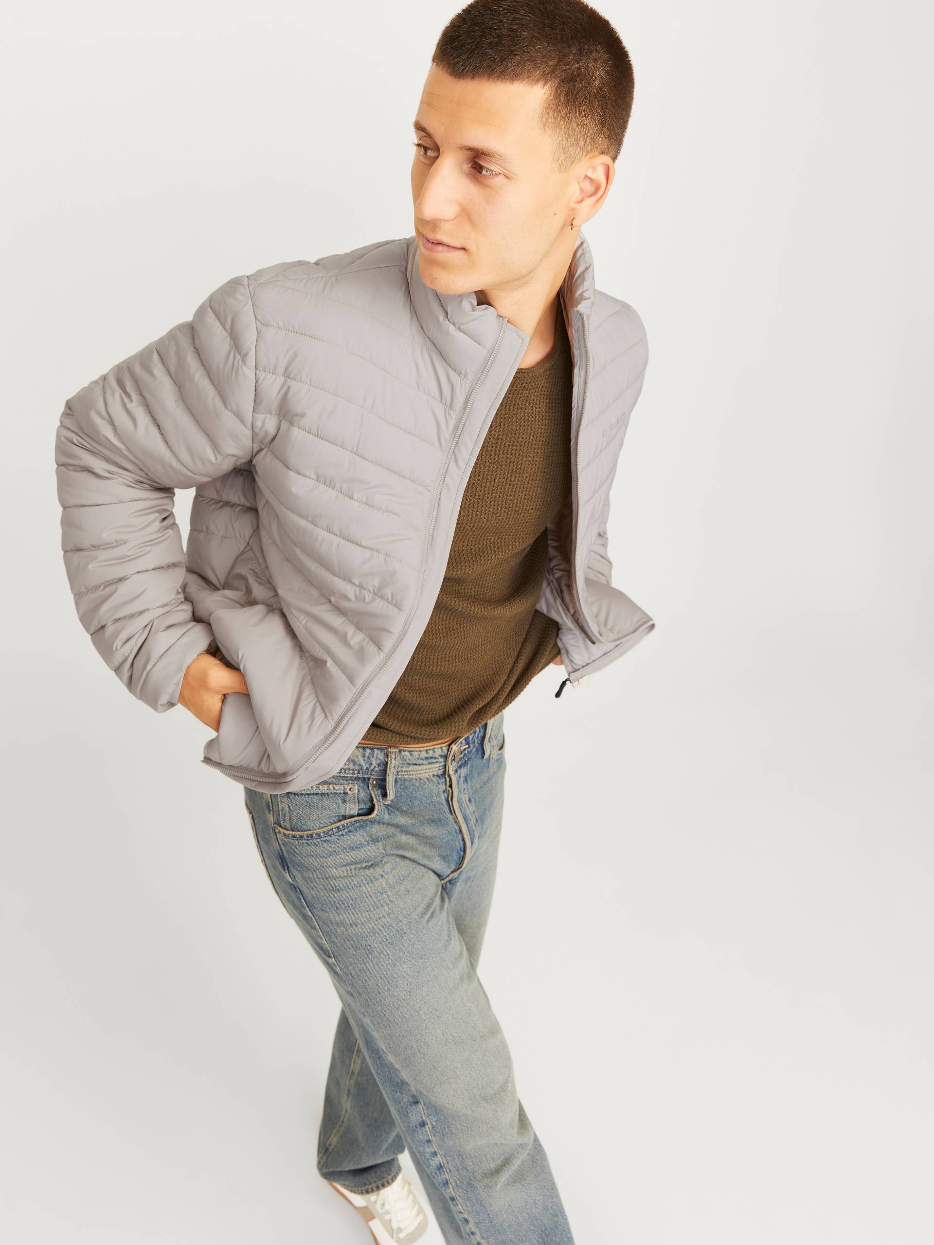 Jack & Jones Steppjacke »JJESTATE PACKABLE PUFFER COLLAR NOOS«, ohne Kapuze von Jack & Jones