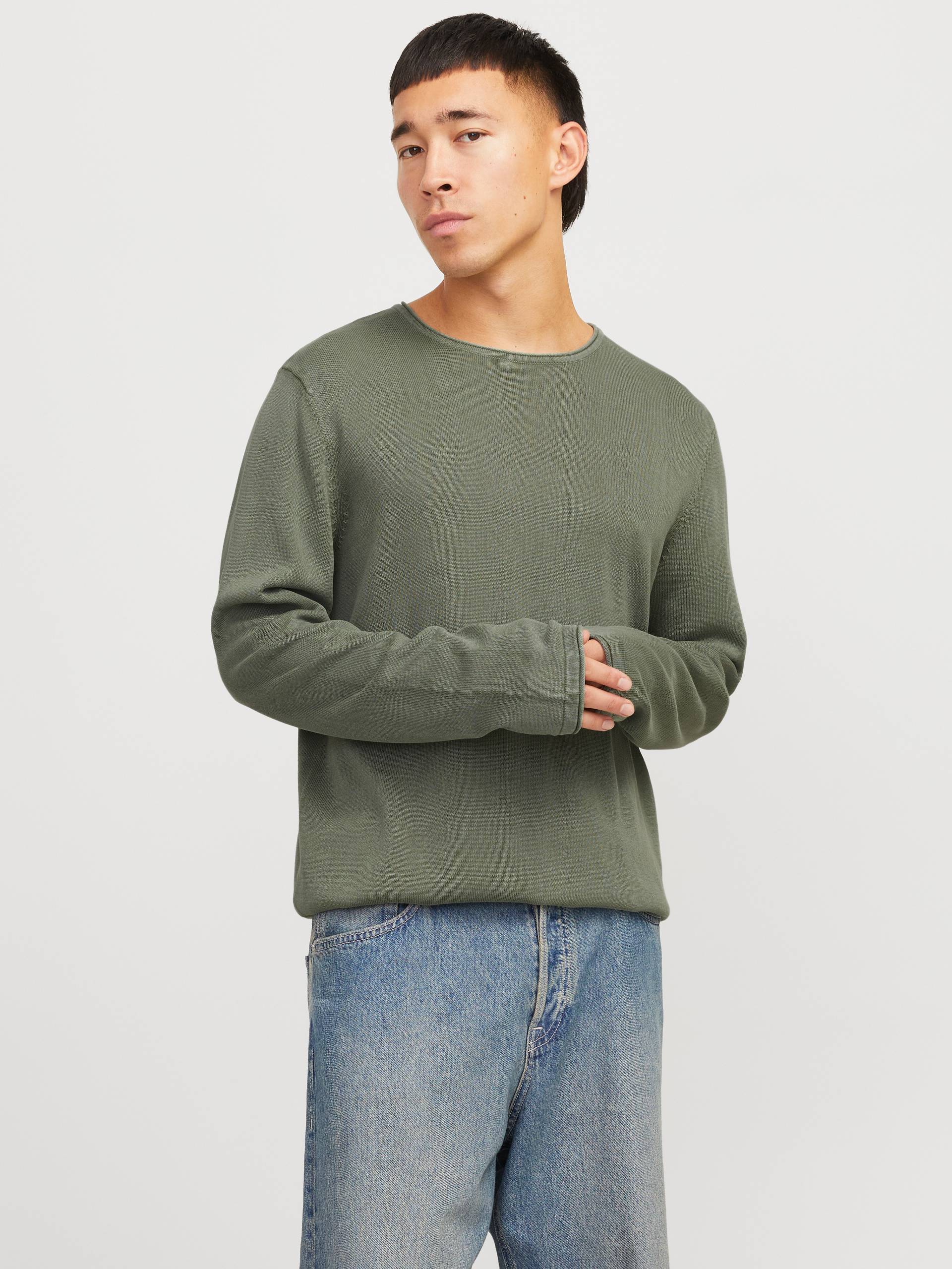 Jack & Jones Strickpullover »JJELEO KNIT CREW NECK NOOS«, mit Rundhalsausschnitt von Jack & Jones