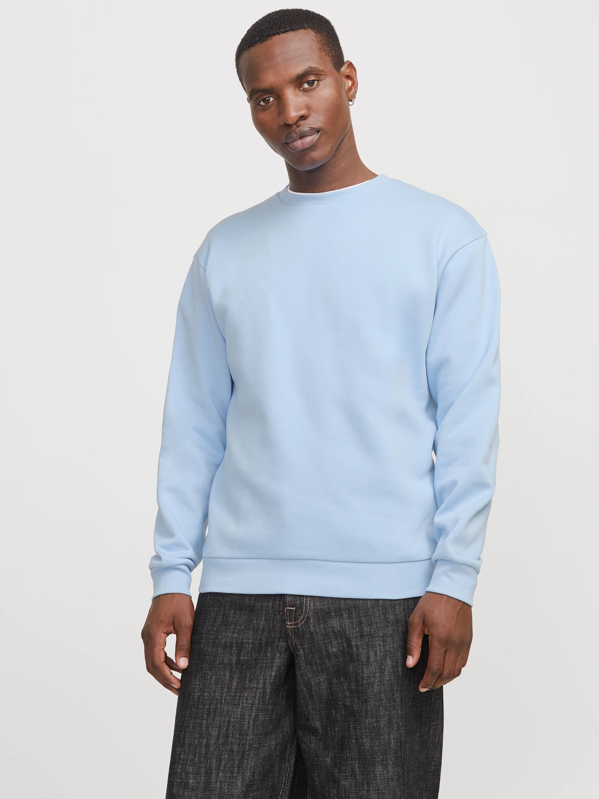 Jack & Jones Sweatshirt »JJEBRADLEY SWEAT CREW NOOS«, mit Rippbündchen von Jack & Jones