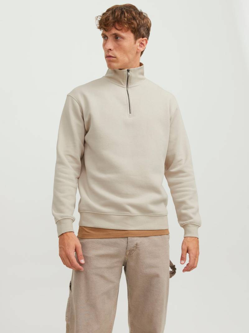 Jack & Jones Sweatshirt »JJEBRADLEY SWEAT HALF ZIP NOOS«, mit Troyer Kragen von Jack & Jones